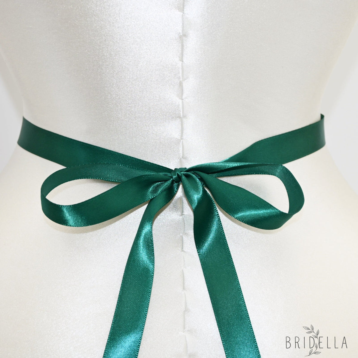 Green Rhinestone Pearl Bridal Belt – Bridella BS104KL - Green Ribbon - Belts