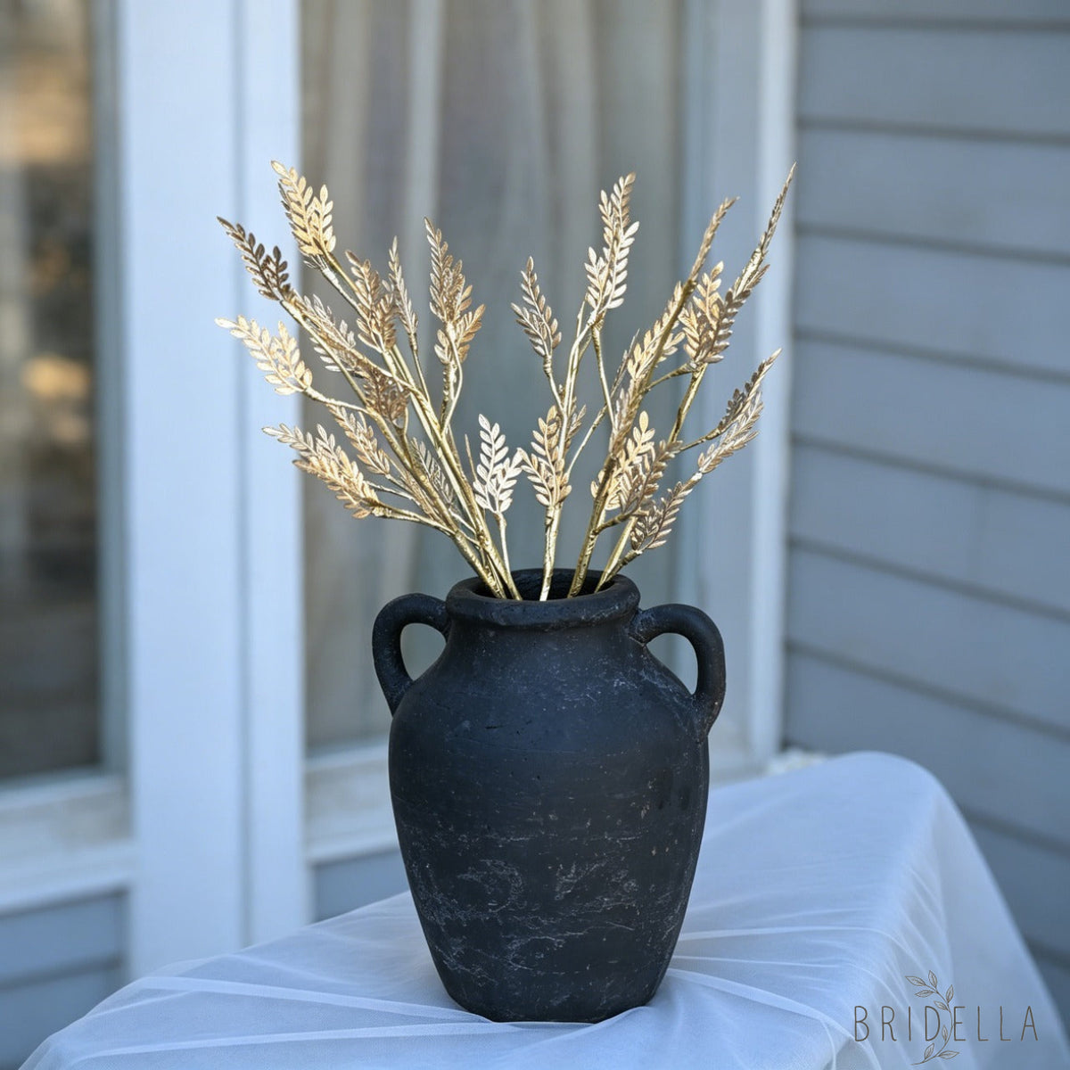 Handmade Gold Fern Leaf Branch Picks K186 - Gold