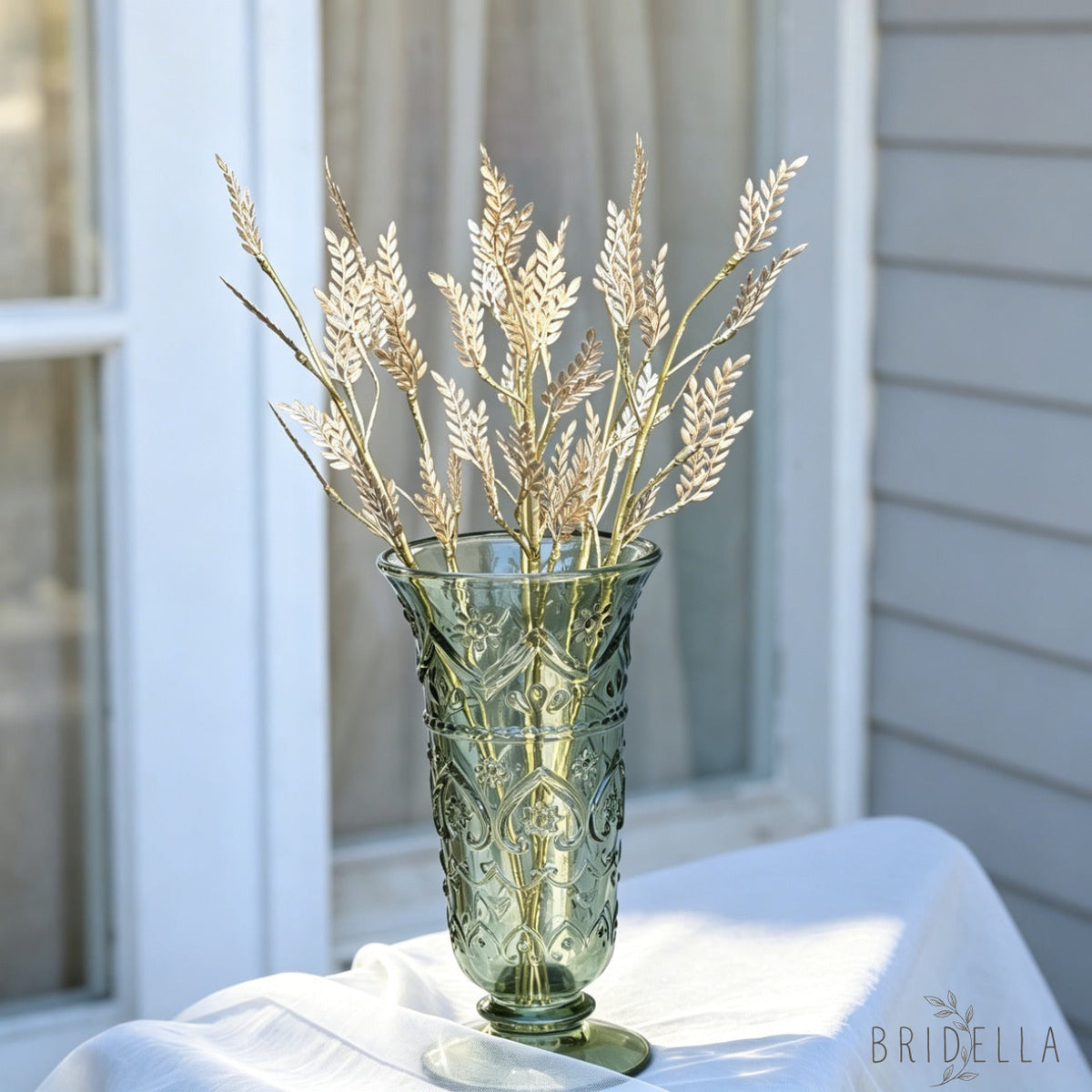 Handmade Gold Fern Leaf Branch Picks K186 - Gold