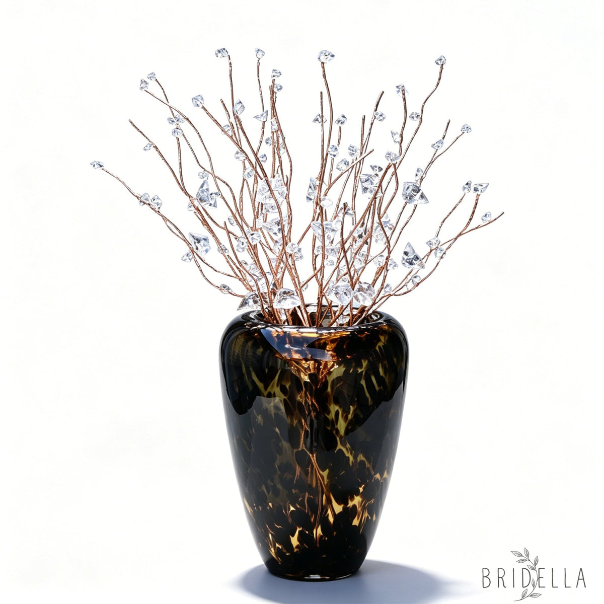 Handmade Rose Gold Irregular Crystal Twig Branch Picks K150 - White