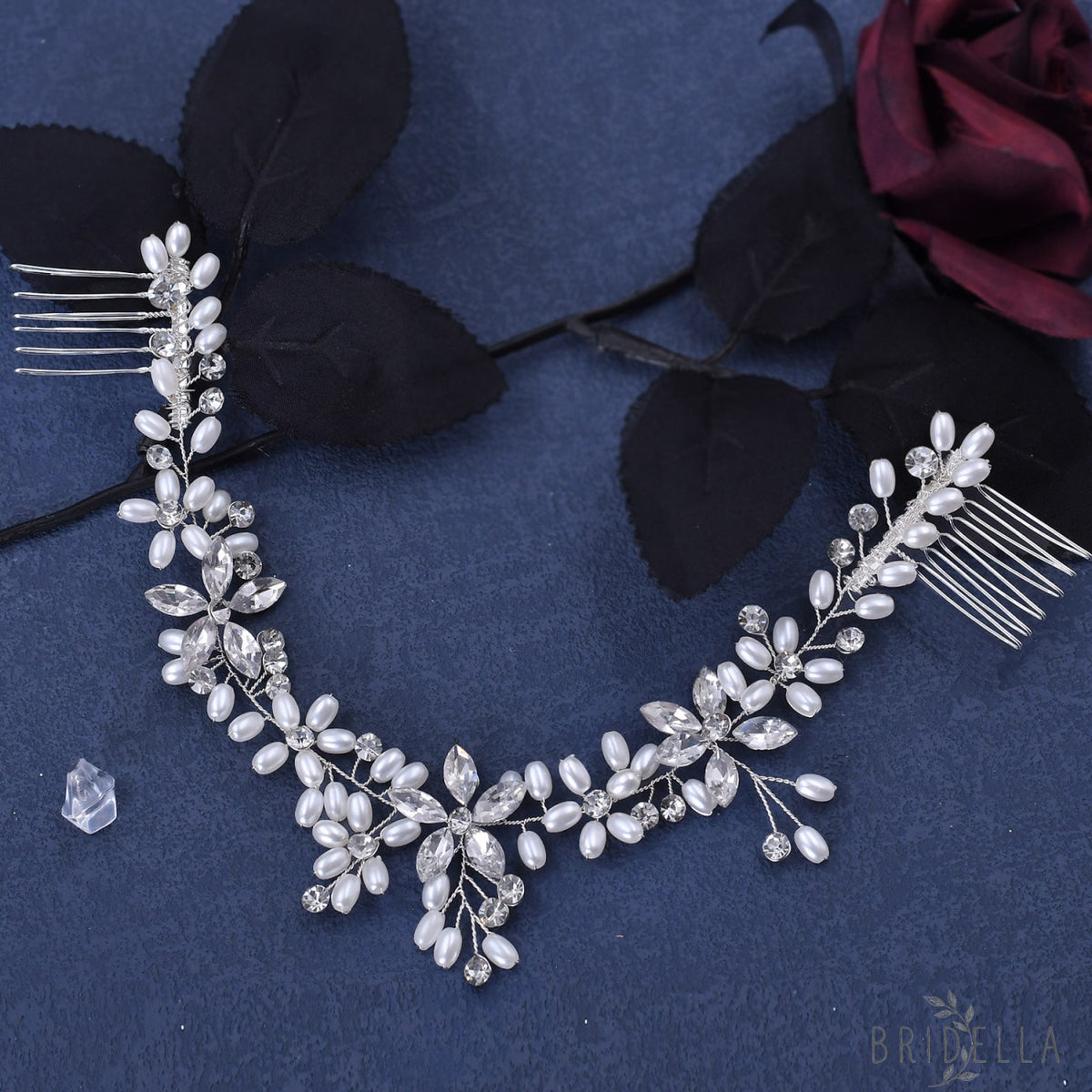 HP128 ivory hair comb