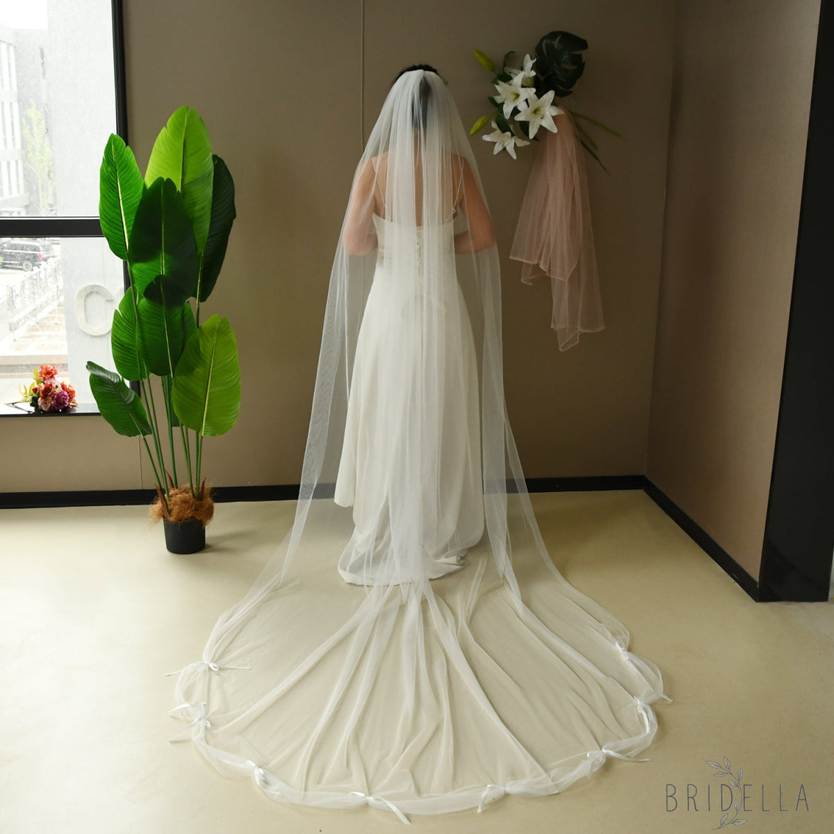 V296-IY2.9 ivory mesh hair comb