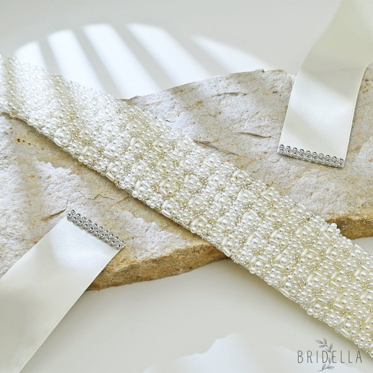 Ivory Pearl Belt - Ivory - Belts