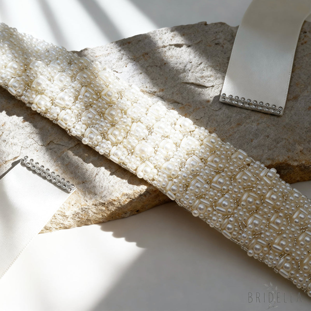 Ivory Pearl Belt - Ivory - Belts