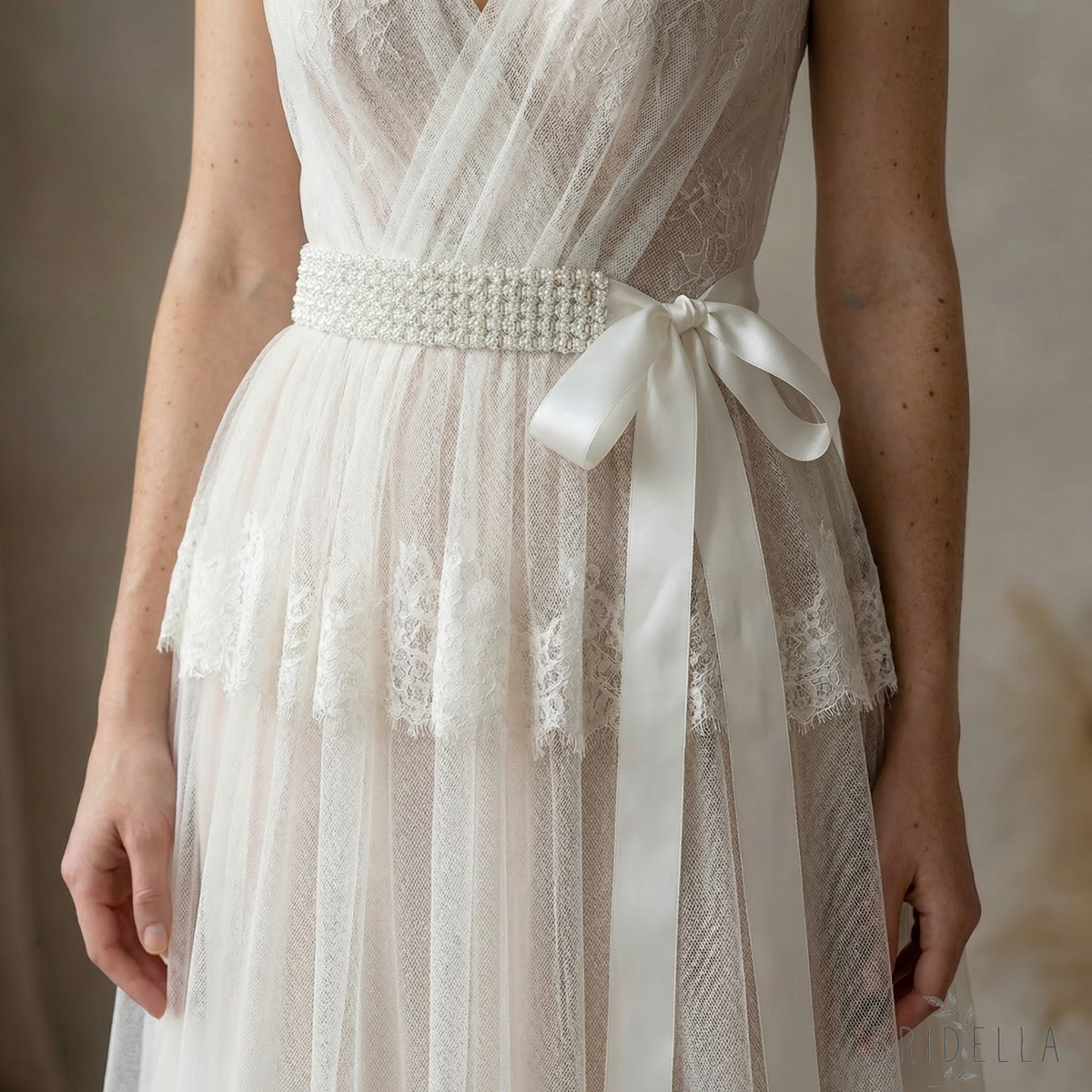 Ivory Pearl Belt - Ivory - Belts