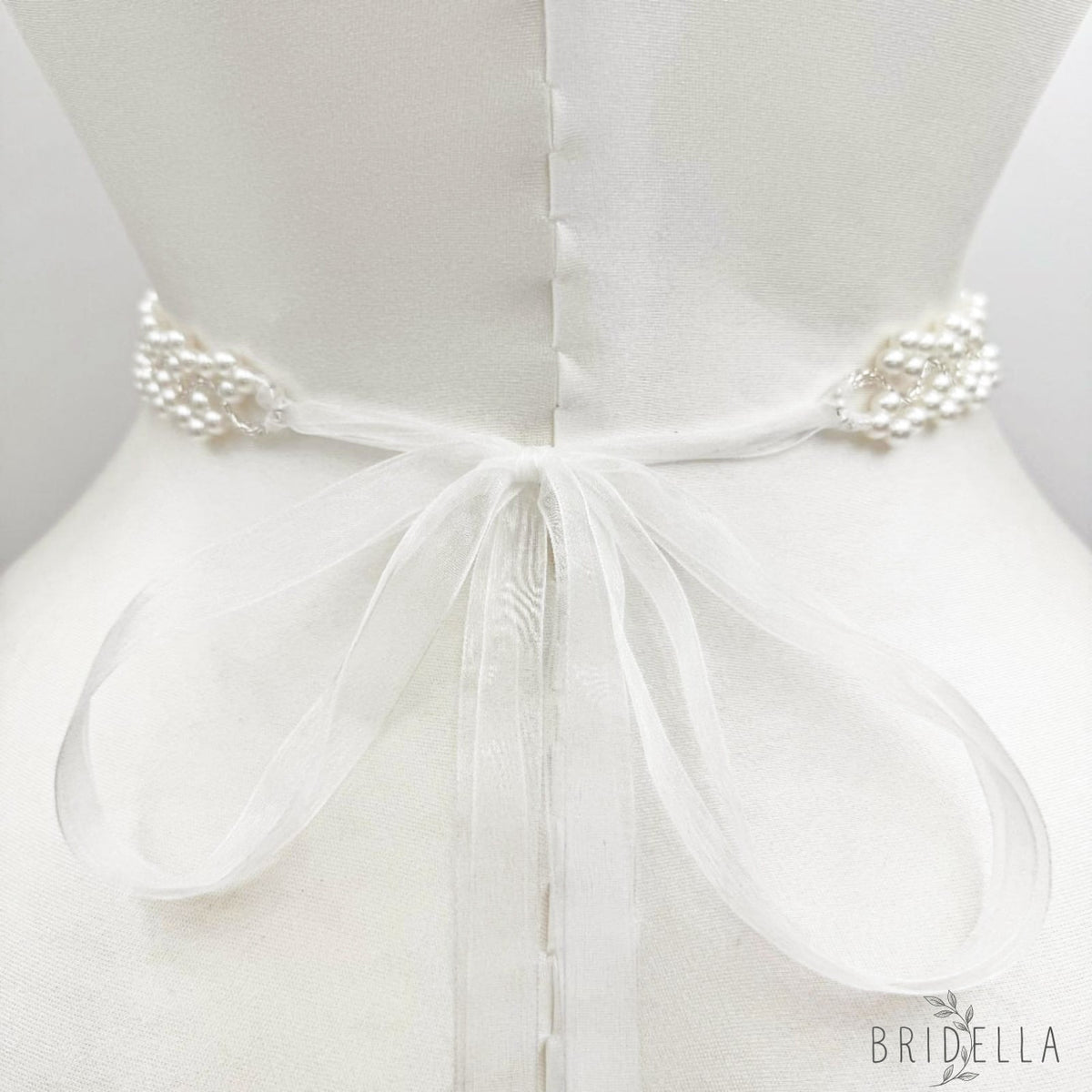 Ivory Pearl Belt - Bridella BS147 - Ivory - Belts