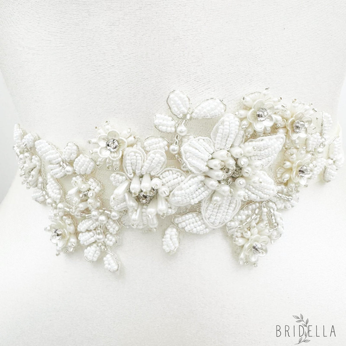 Ivory Pearl Belt - Bridella BS484 - Ivory - Blets