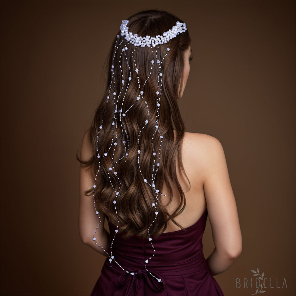 BHP600-S ivory pearl hair comb