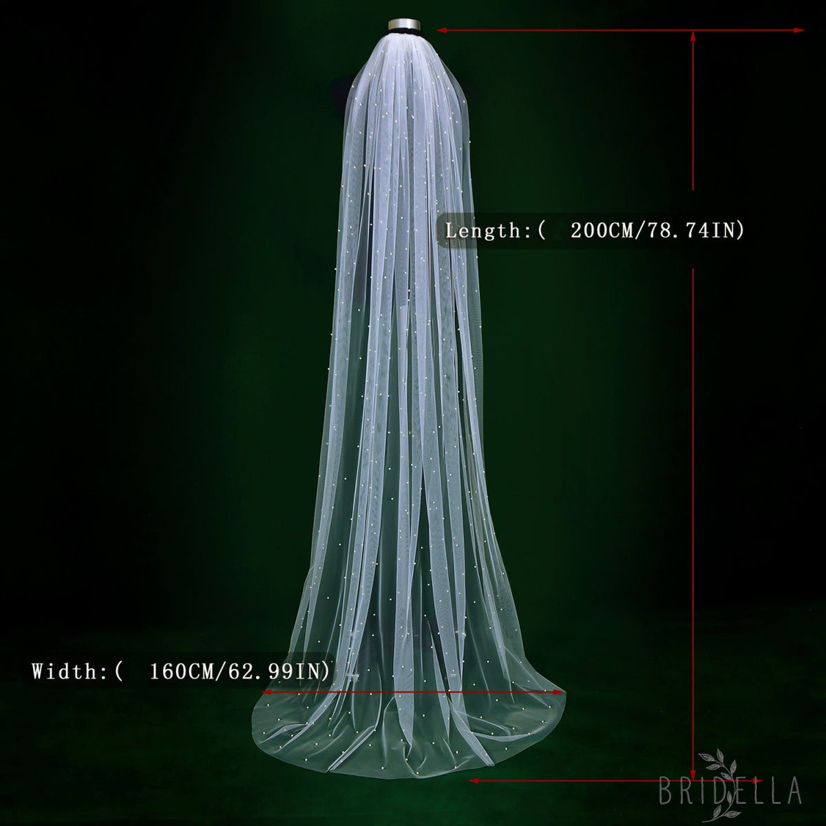 M61-IY3 ivory pearl mesh hair comb