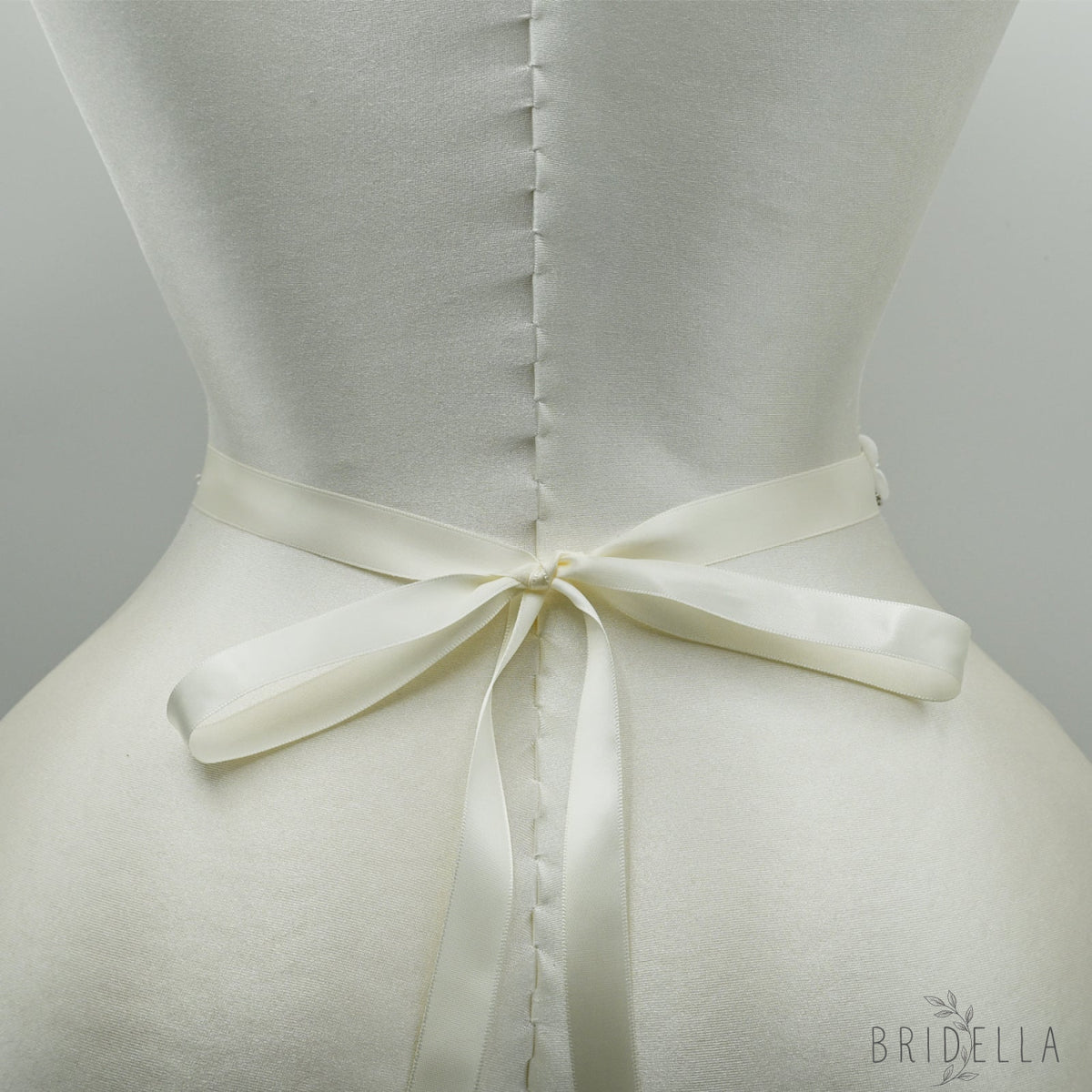 Ivory Rhinestone & Pearl Belt - Ivory - Belts