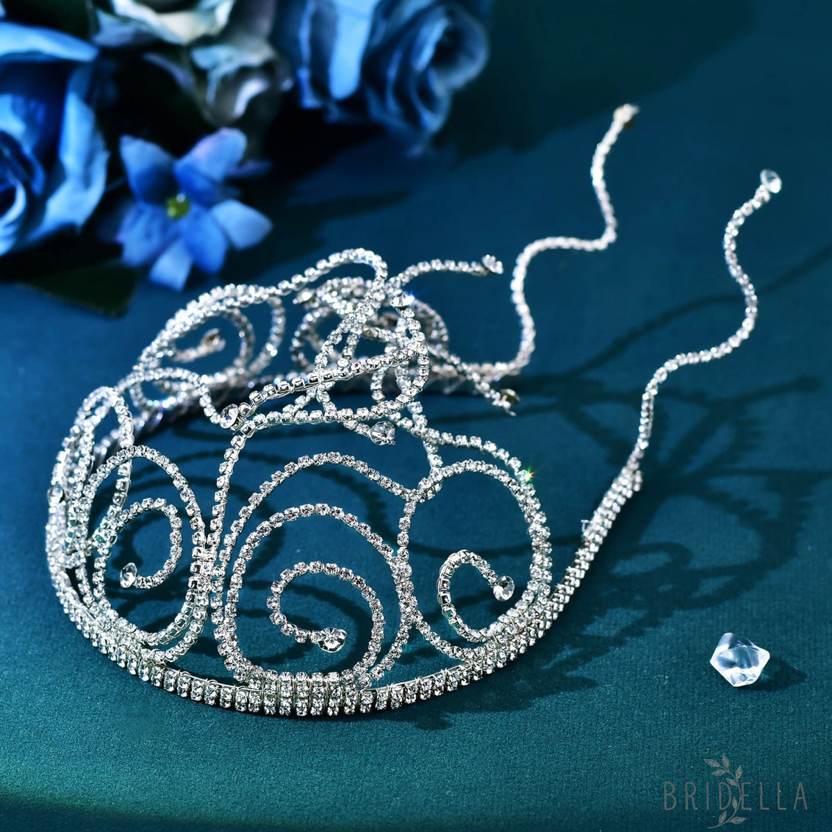 BHP620-S silver rhinestone headwear