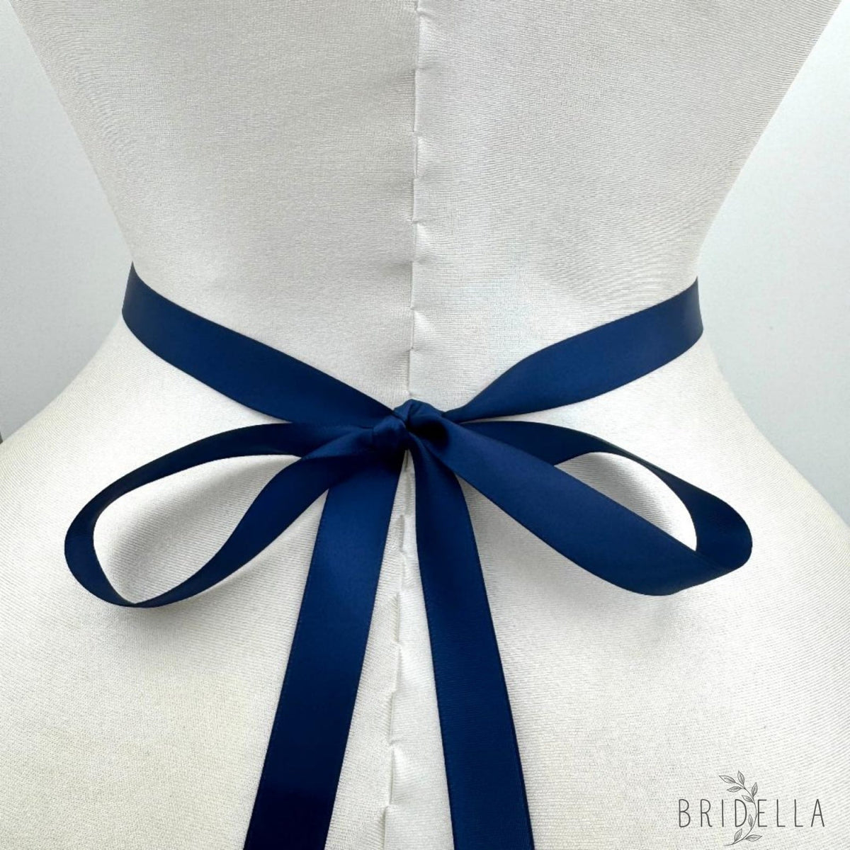 Navy Rhinestone Belt - Bridella BS84ML - Navy - Blets