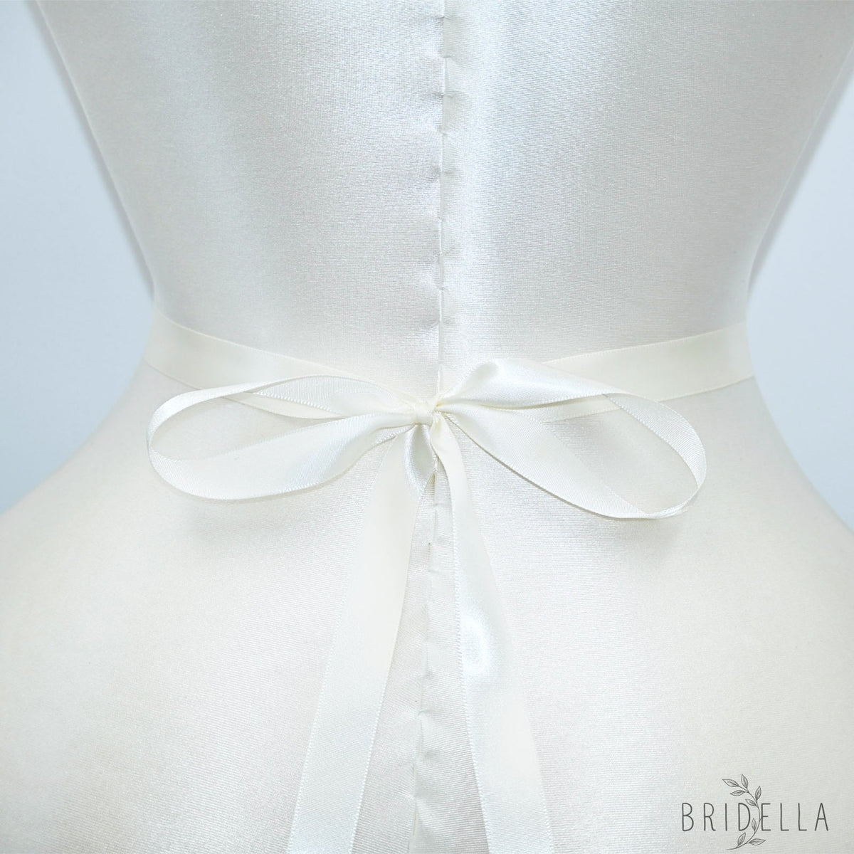 Off White Rhinestone Bridal Belt Wedding Sash - Off-white Ribbon - Belts