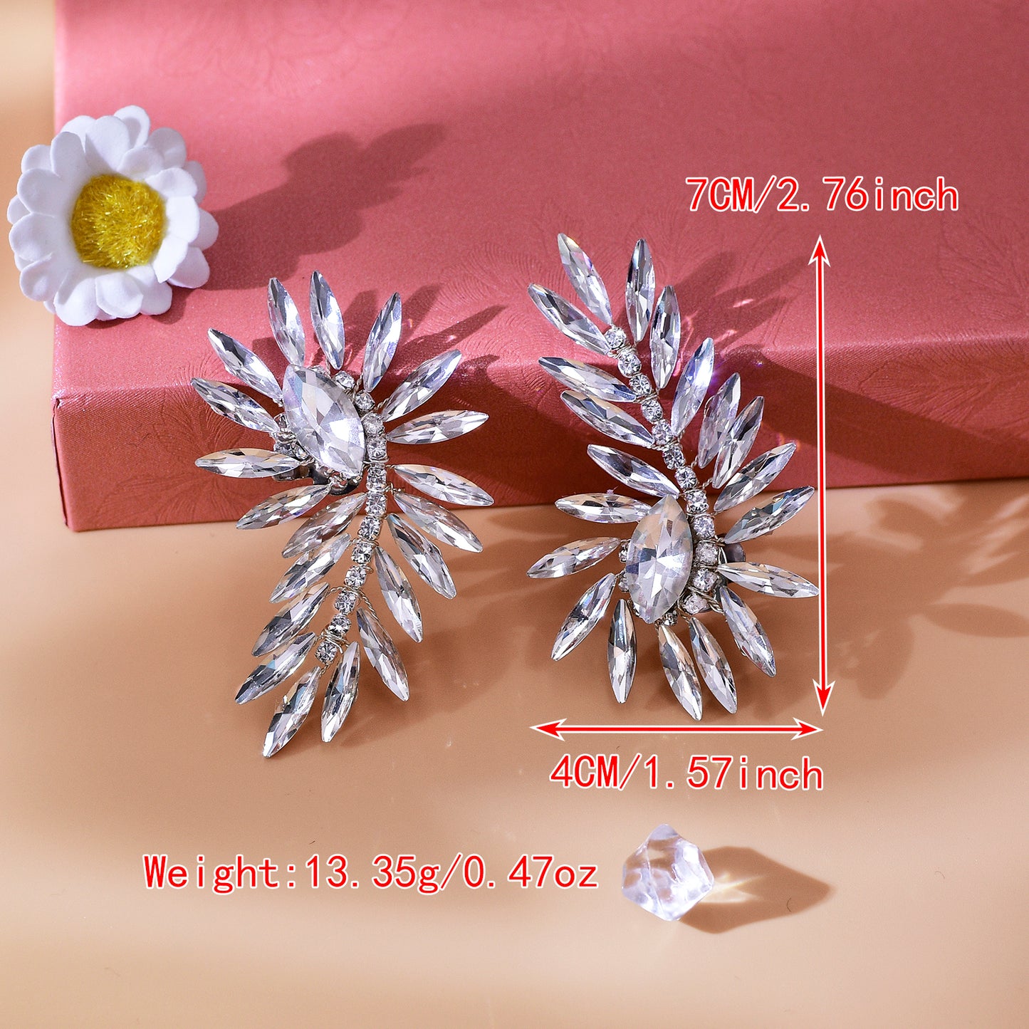 Bling Rhinestone Bridal Shoe Clips Wedding Heel Decoration - Bridella BHX57