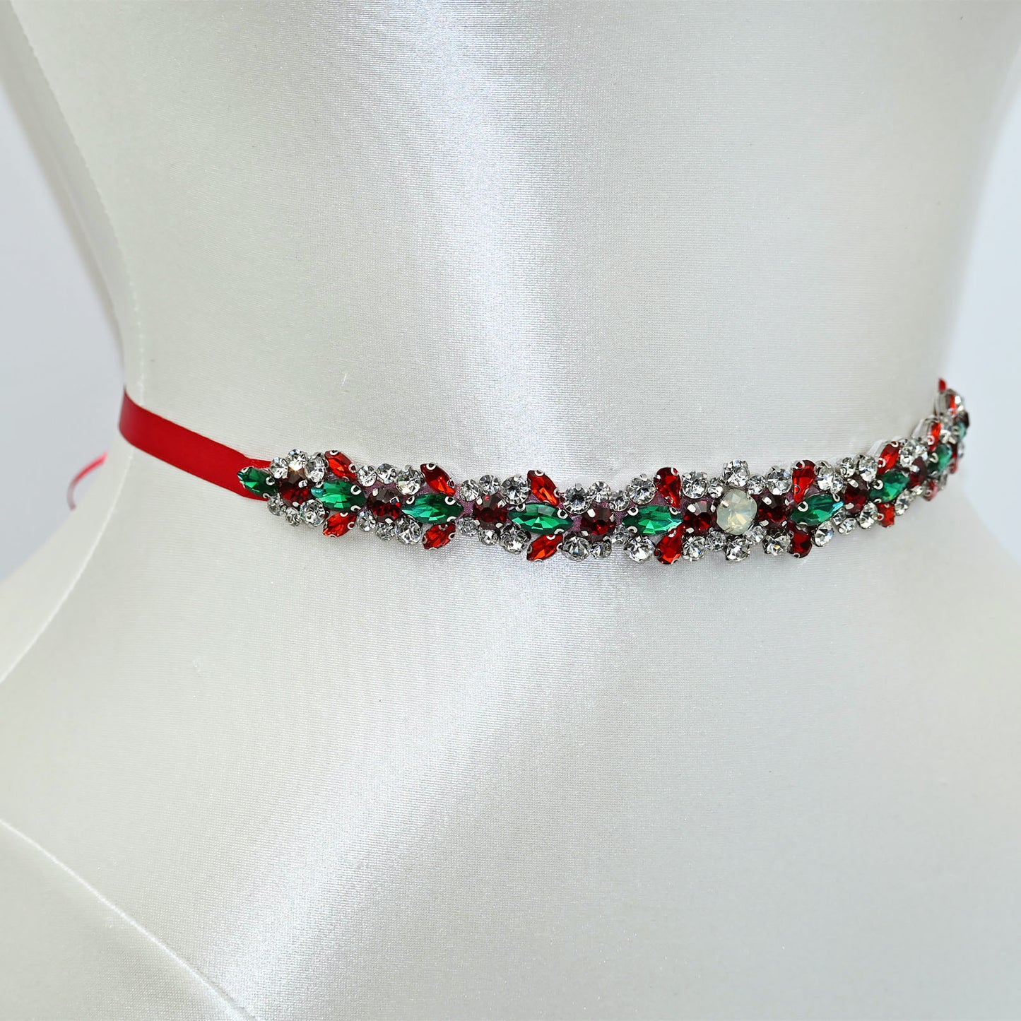 Burgundy Rhinestone Pearl Bridal Sash Wedding Dress Belt – Bridella BS113R