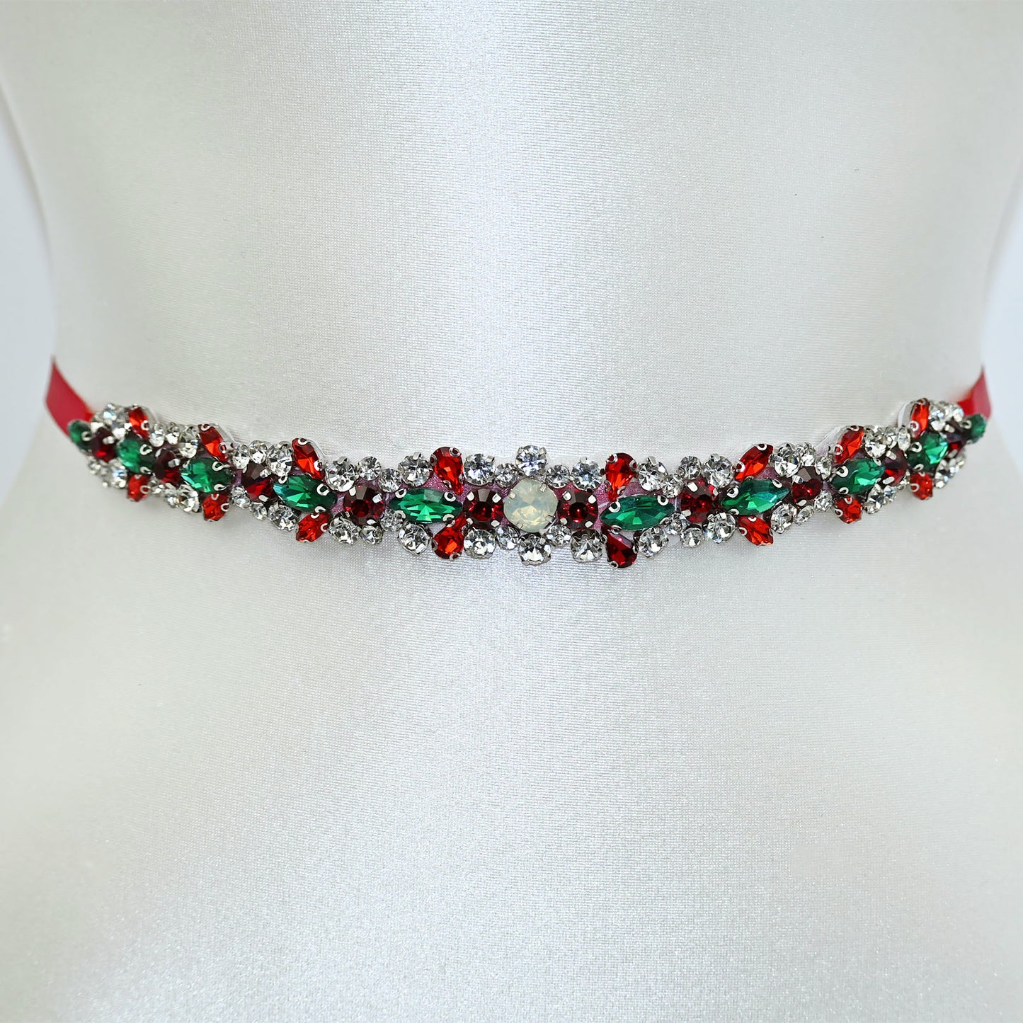 Burgundy Rhinestone Pearl Bridal Sash Wedding Dress Belt – Bridella BS113R