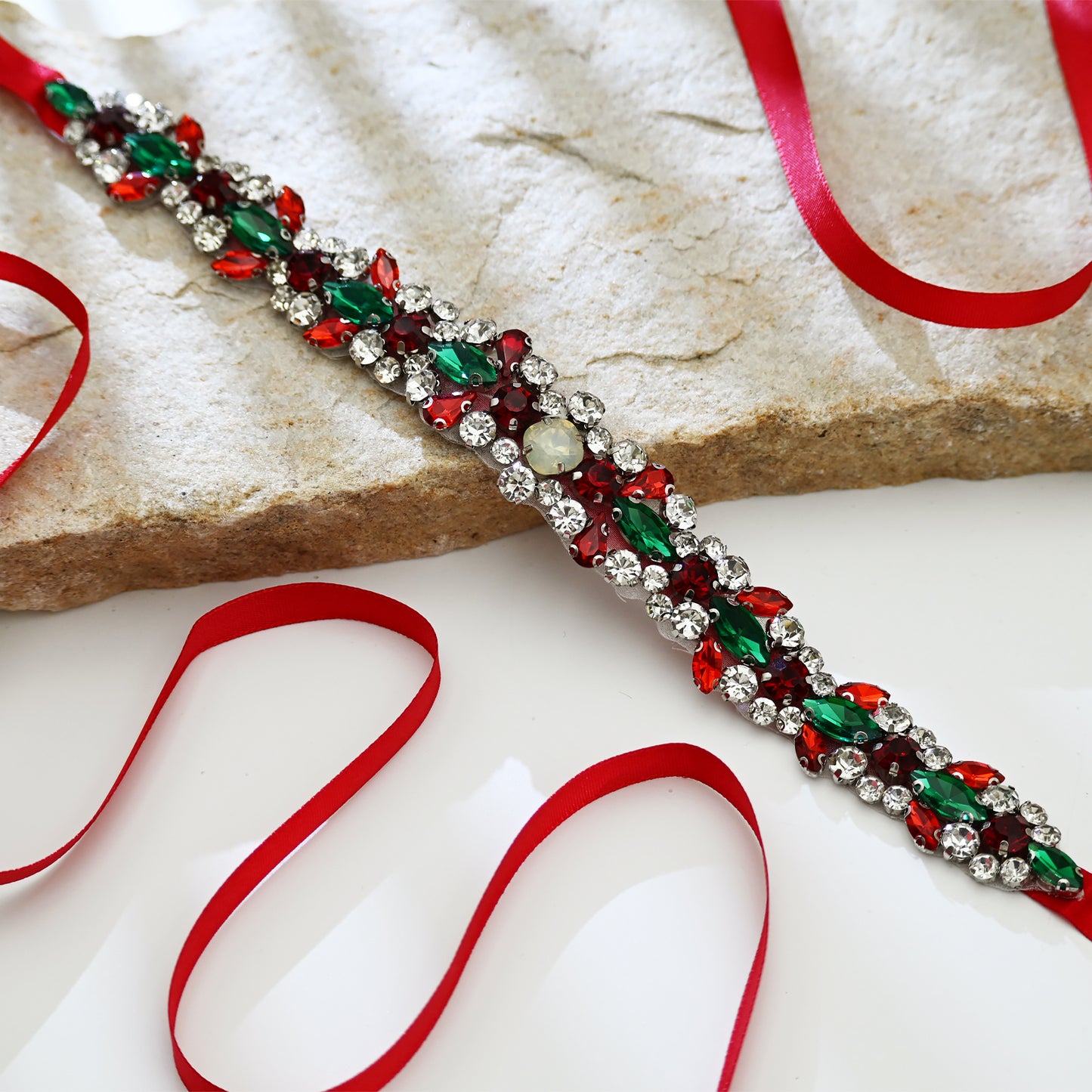 Burgundy Rhinestone Pearl Bridal Sash Wedding Dress Belt – Bridella BS113R