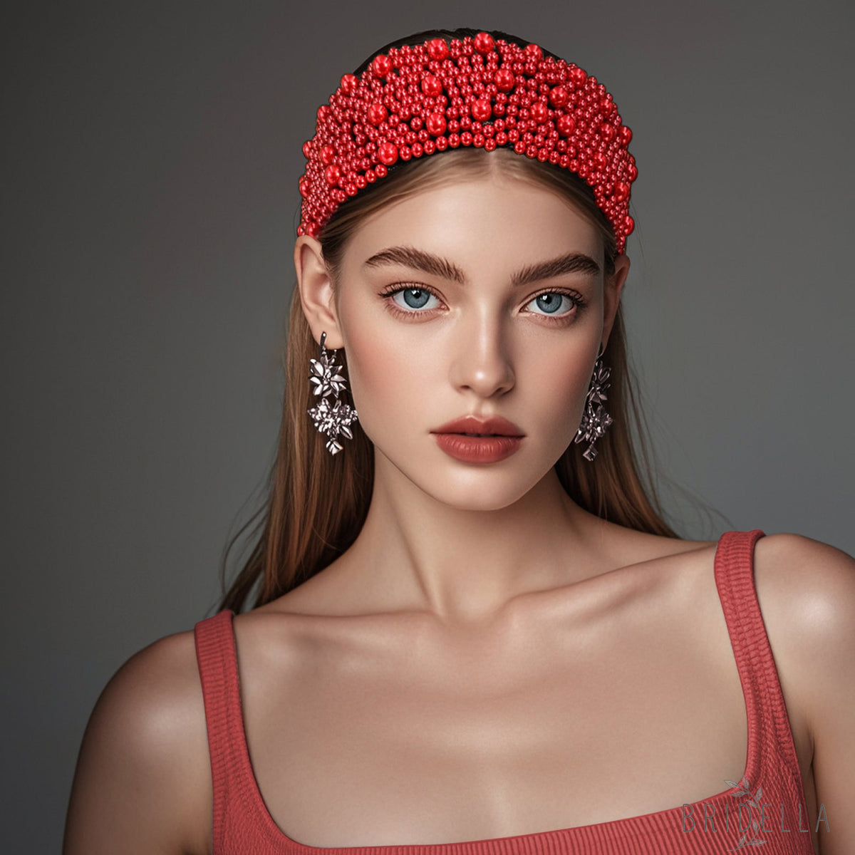 Pearl Beaded Padded Headband Fashion Party Hair Accessories - Bridella BYXA153