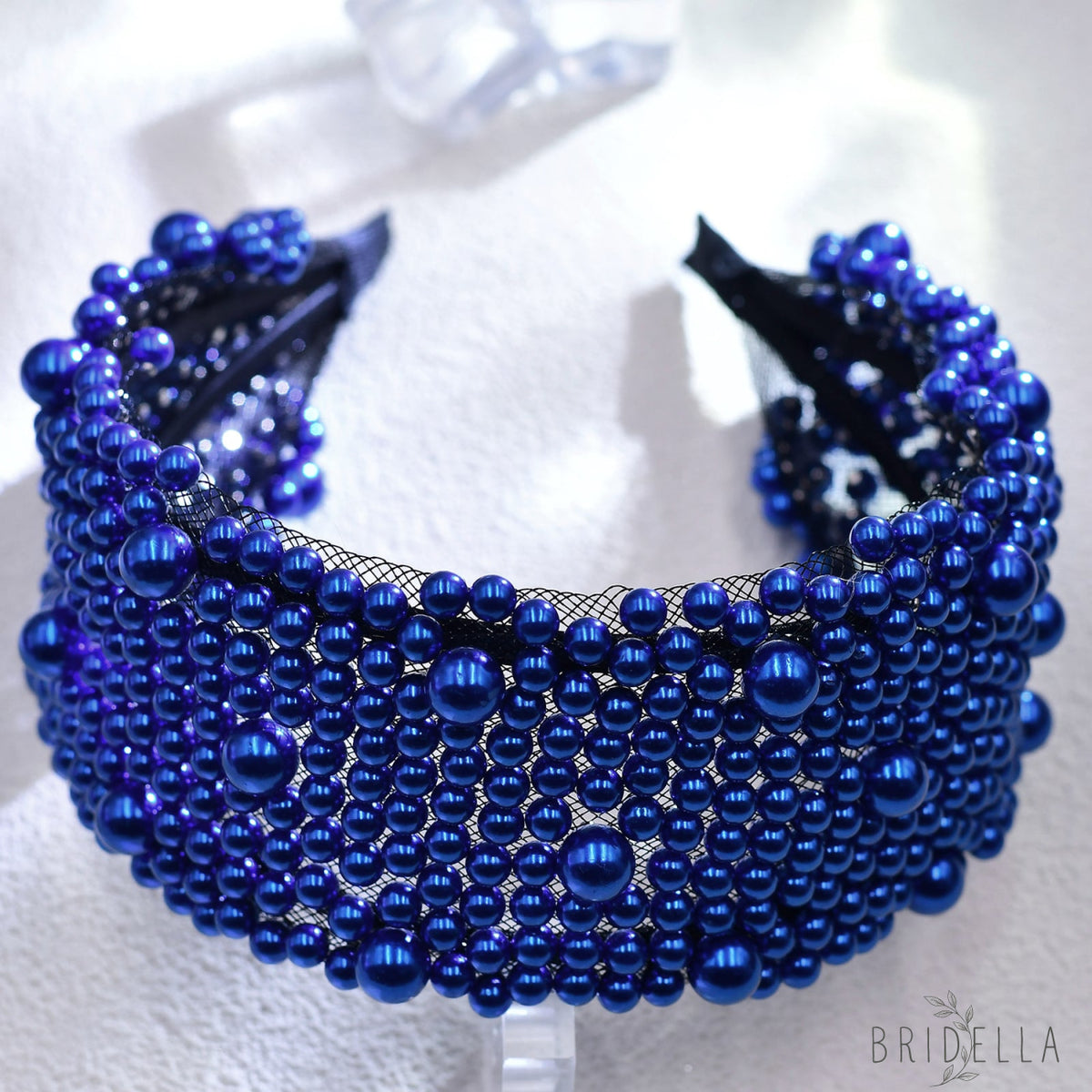 Pearl Beaded Padded Headband Fashion Party Hair Accessories - Bridella BYXA153