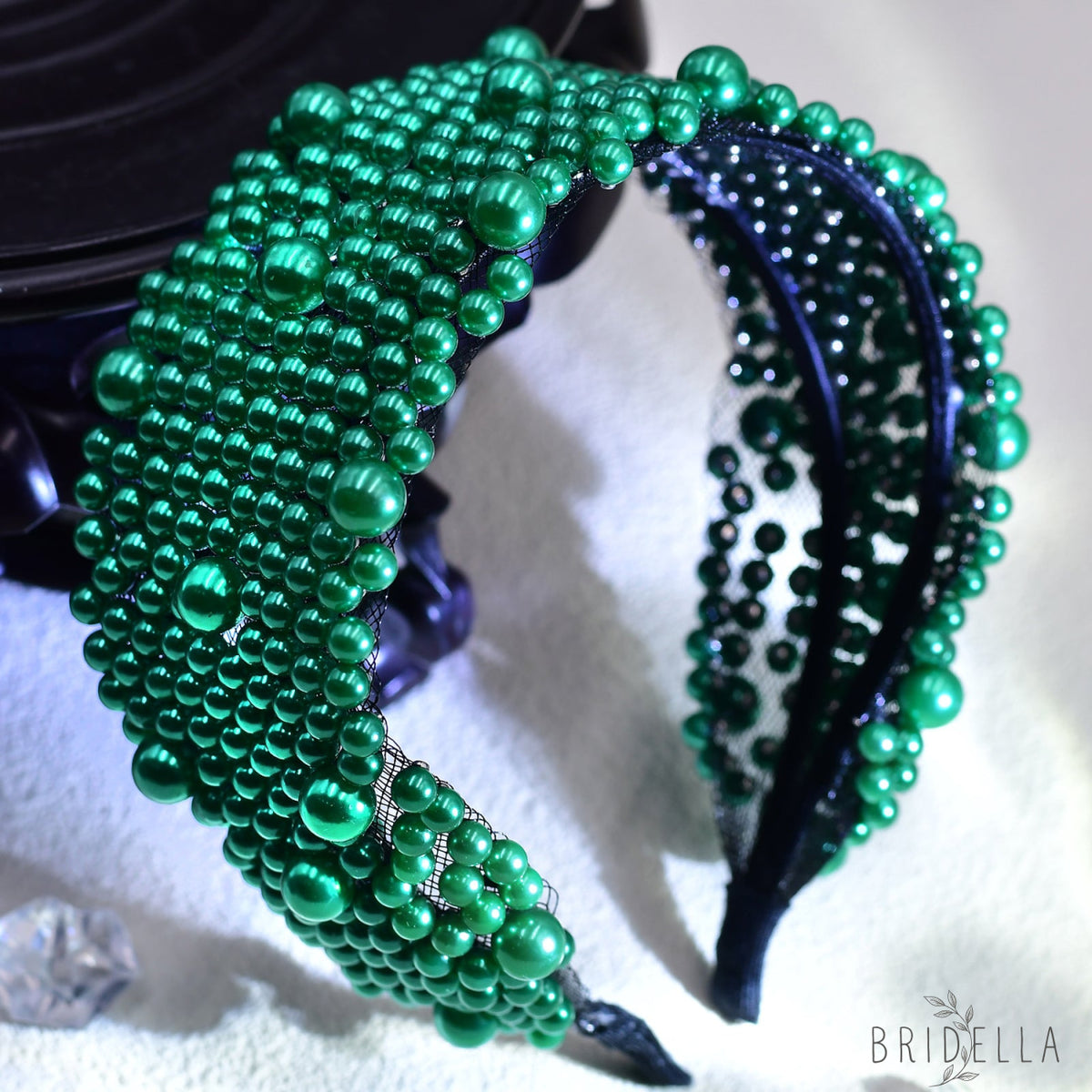 Pearl Beaded Padded Headband Fashion Party Hair Accessories - Bridella BYXA153