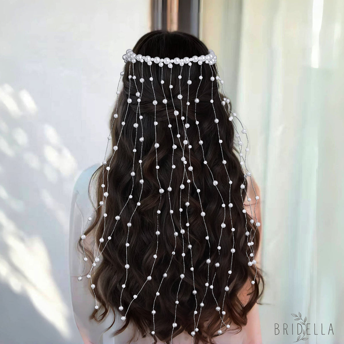 Pearl Tassel Bridal Hair Comb French Wedding Hair Accessories - Bridella BYXA171