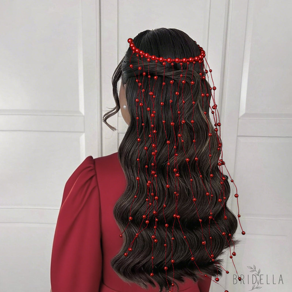 Pearl Tassel Bridal Hair Comb French Wedding Hair Accessories - Bridella BYXA171