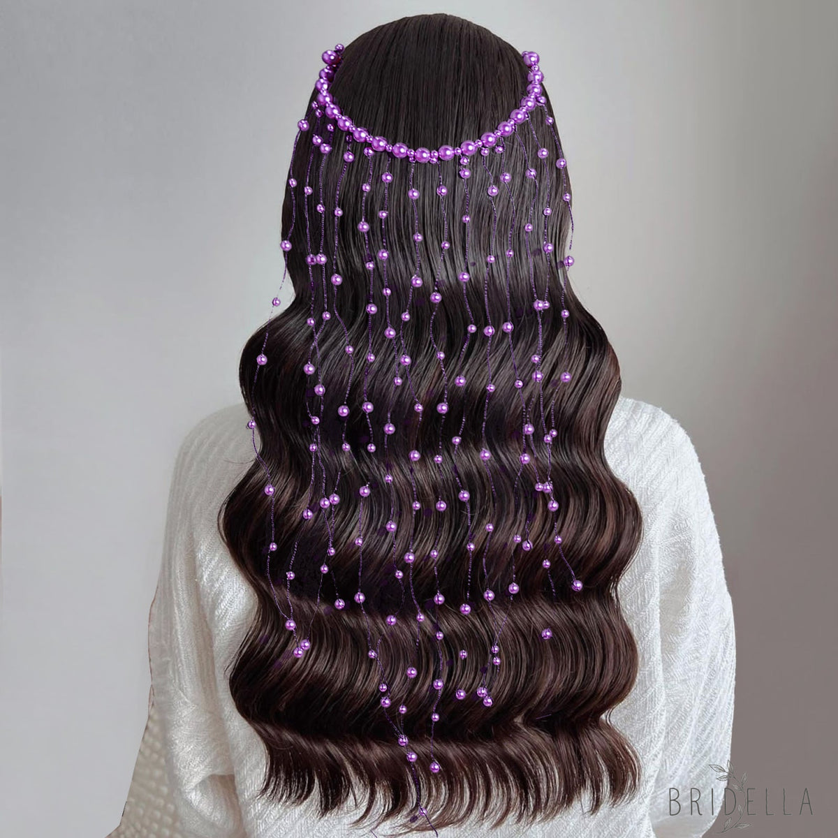 Pearl Tassel Bridal Hair Comb French Wedding Hair Accessories - Bridella BYXA171