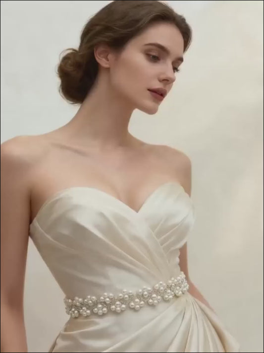 Bridella BS147 Ivory Pearl Belt