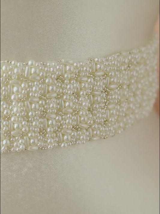 Bridella BS20 Ivory Pearl Belt