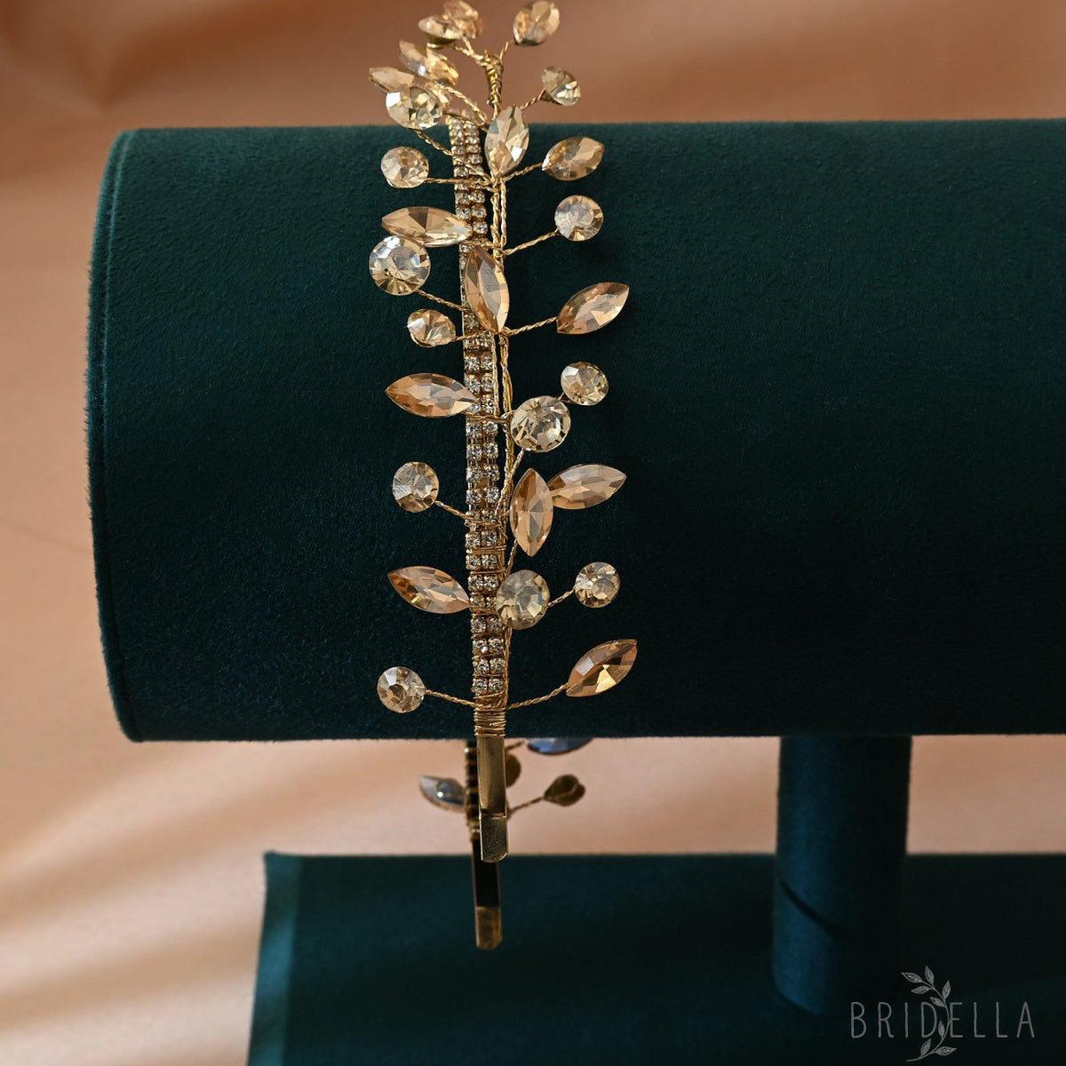 Silver & Gold Rhinestone Bridal Headband for Wedding - BHP531 - HEADWEAR