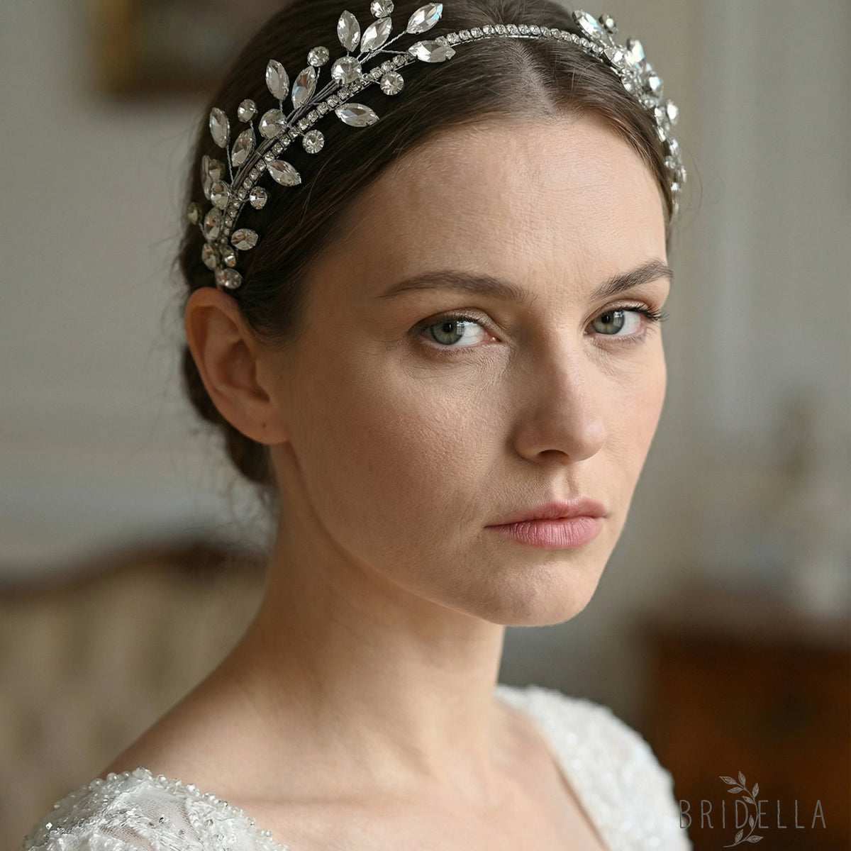 Silver & Gold Rhinestone Bridal Headband for Wedding - BHP531 - HEADWEAR