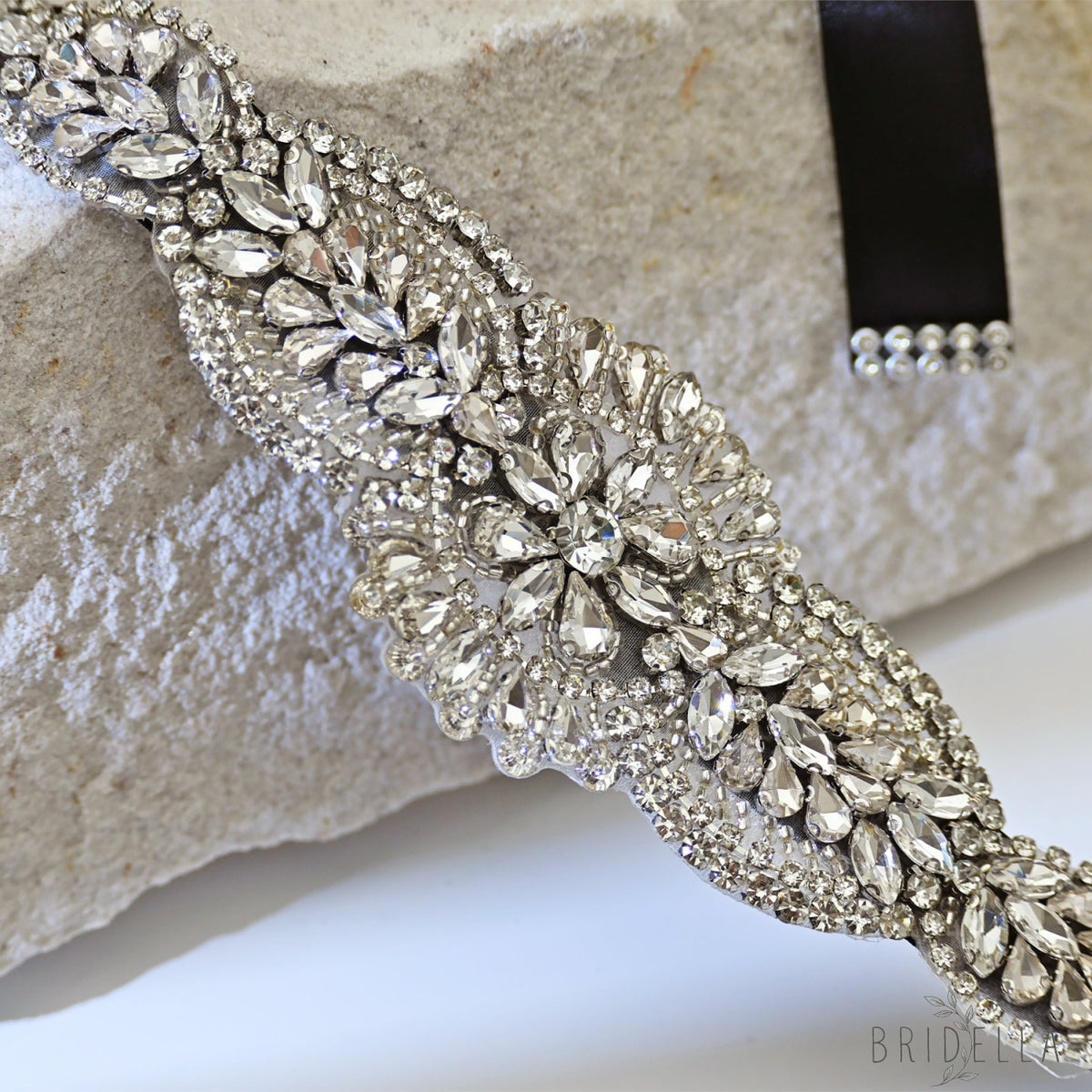 Silver Rhinestone Belt - Belts