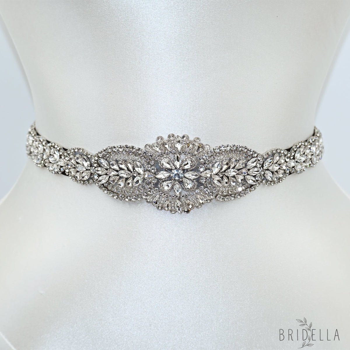 Silver Rhinestone Belt - Belts