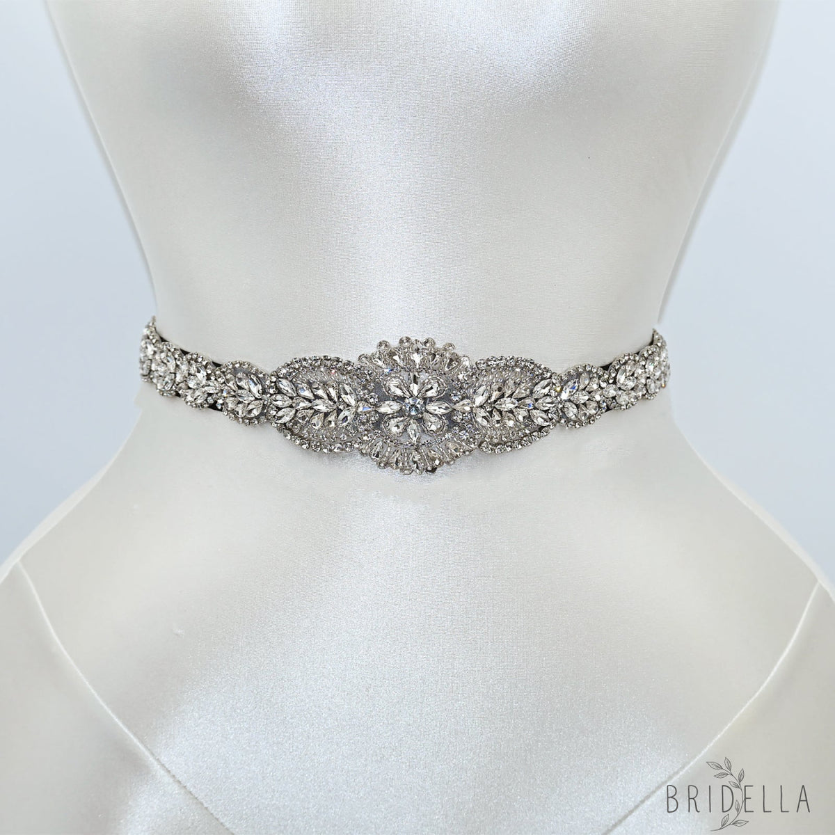 Silver Rhinestone Belt - Belts