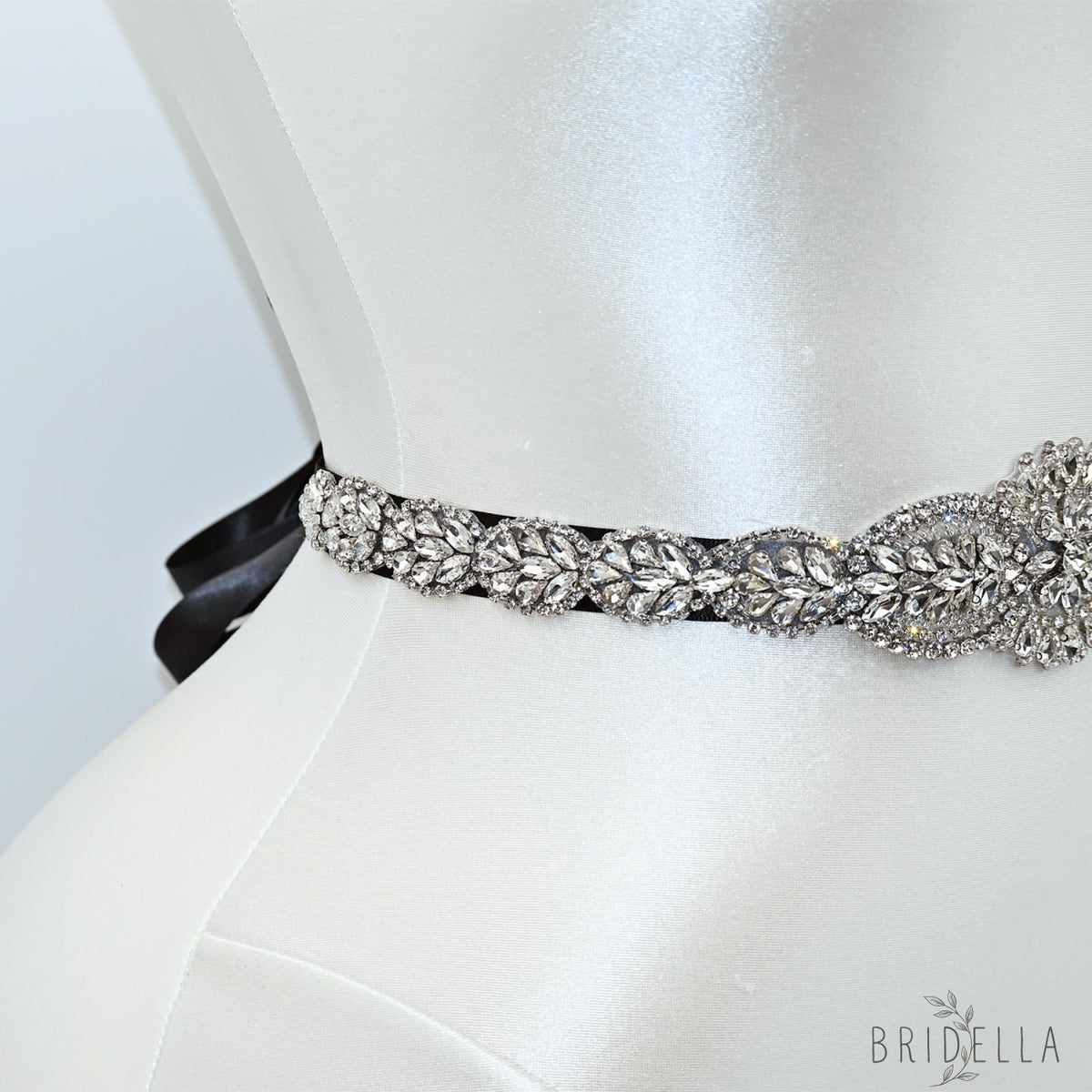 Silver Rhinestone Belt - Belts