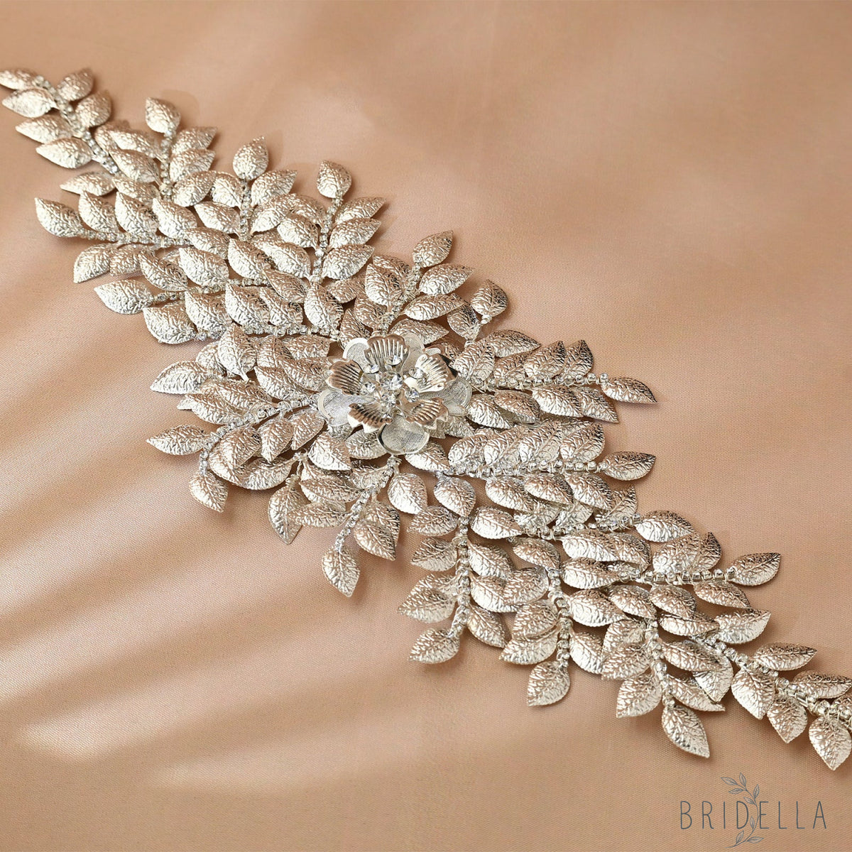 Silver Rhinestone Bridal Crown Tiara - Bridella BHP510-S - Silvery - HEADWEAR