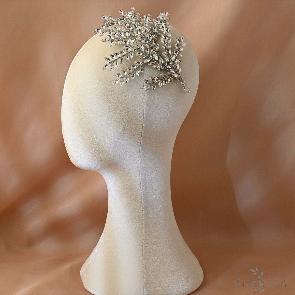 Silver Rhinestone Bridal Crown Tiara Wedding - Bridella BHP418-S - Silvery - HEADWEAR