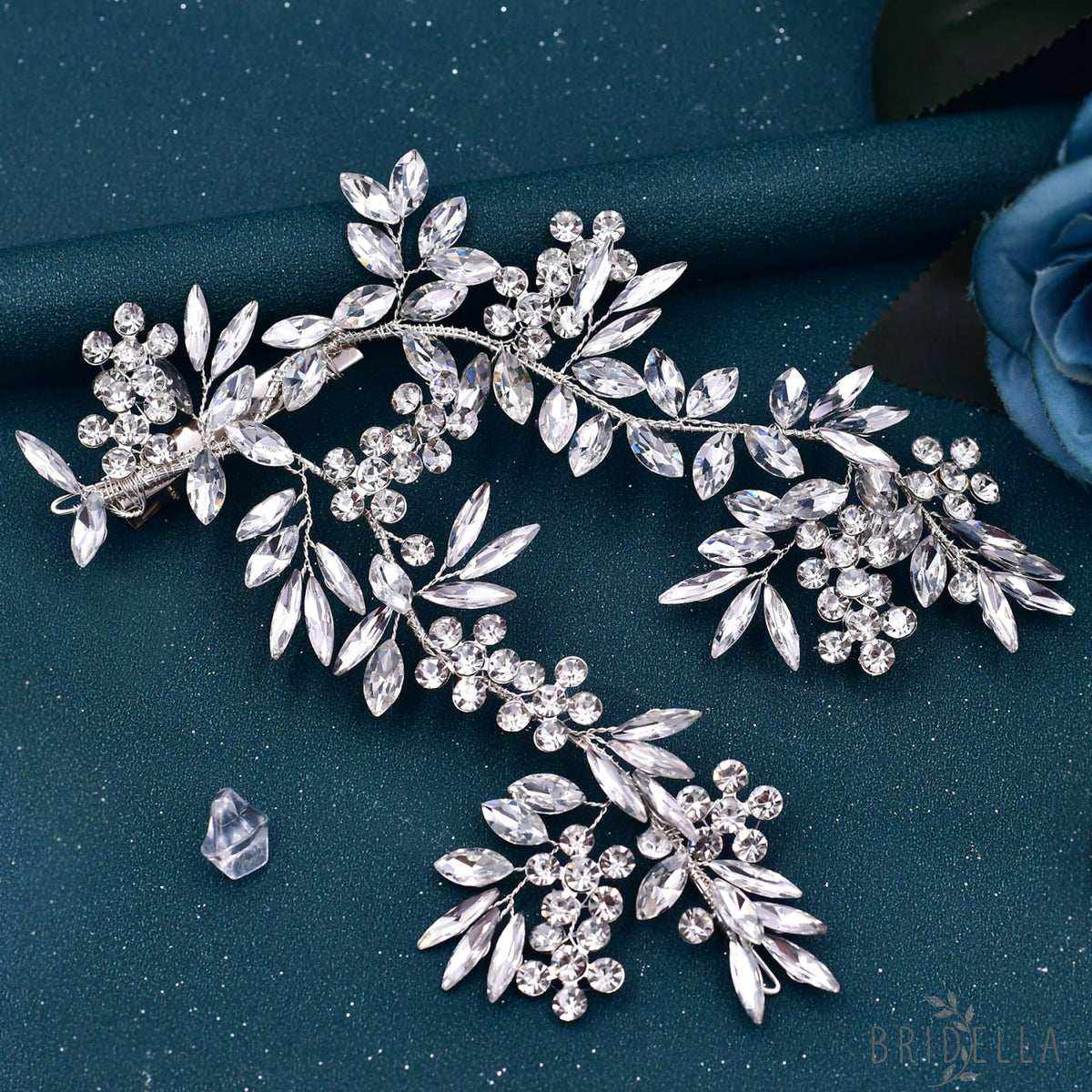 BHP271-S silver rhinestone headwear