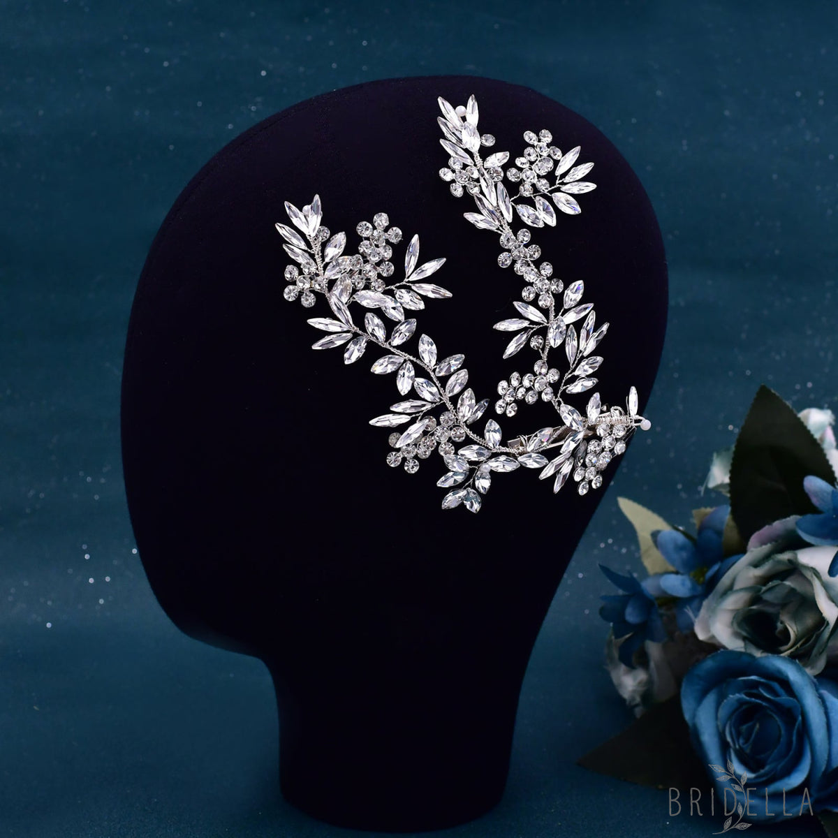 BHP271-S silver rhinestone headwear