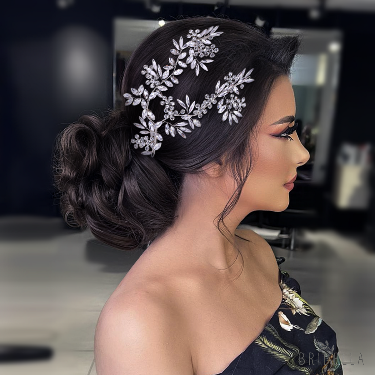 BHP271-S silver rhinestone headwear