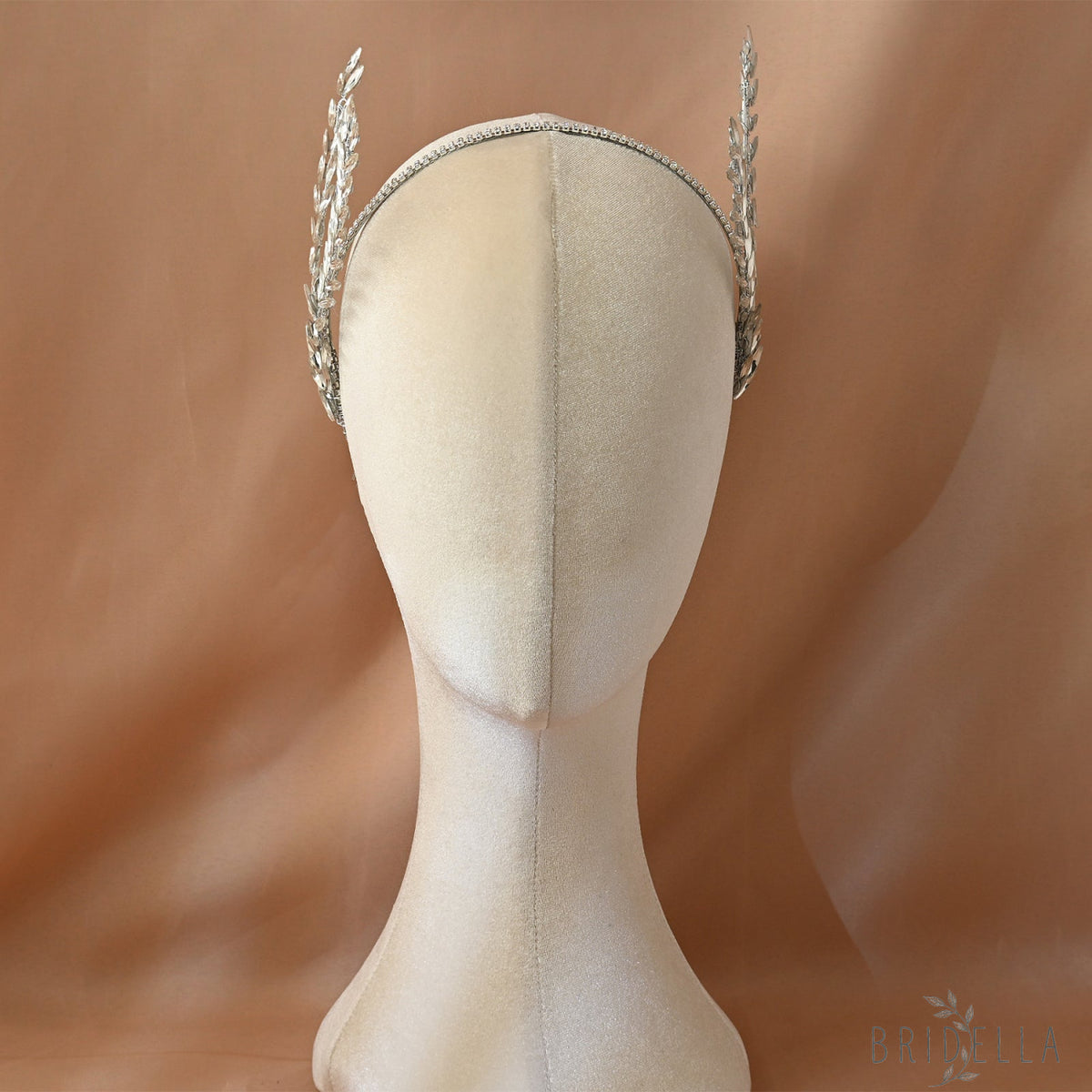 Silver Rhinestone Bridal Headband Bridella BHP528-S - Silvery - HEADWEAR