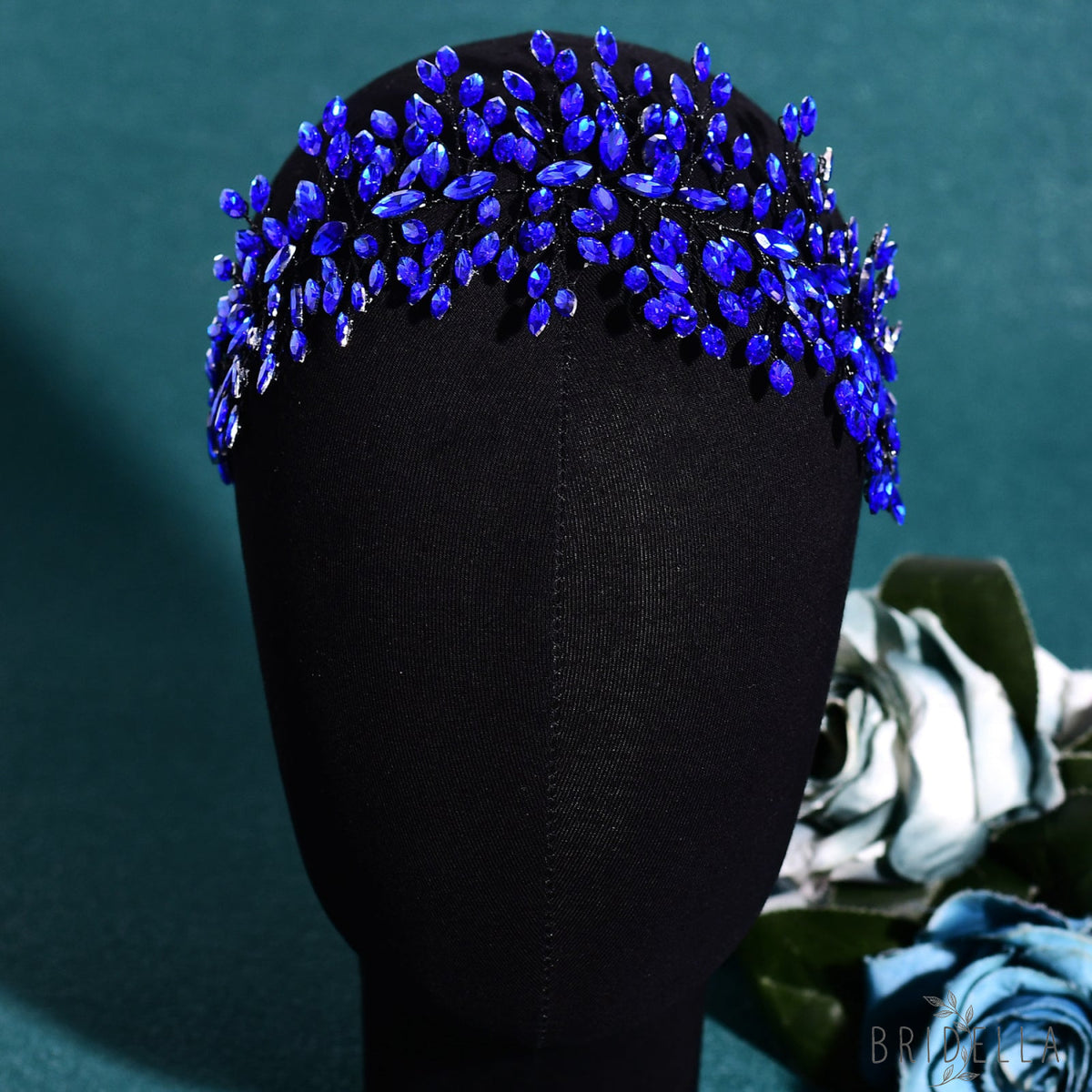 Silver Rhinestone Bridal Headband for Wedding - Bridella BHP237-S