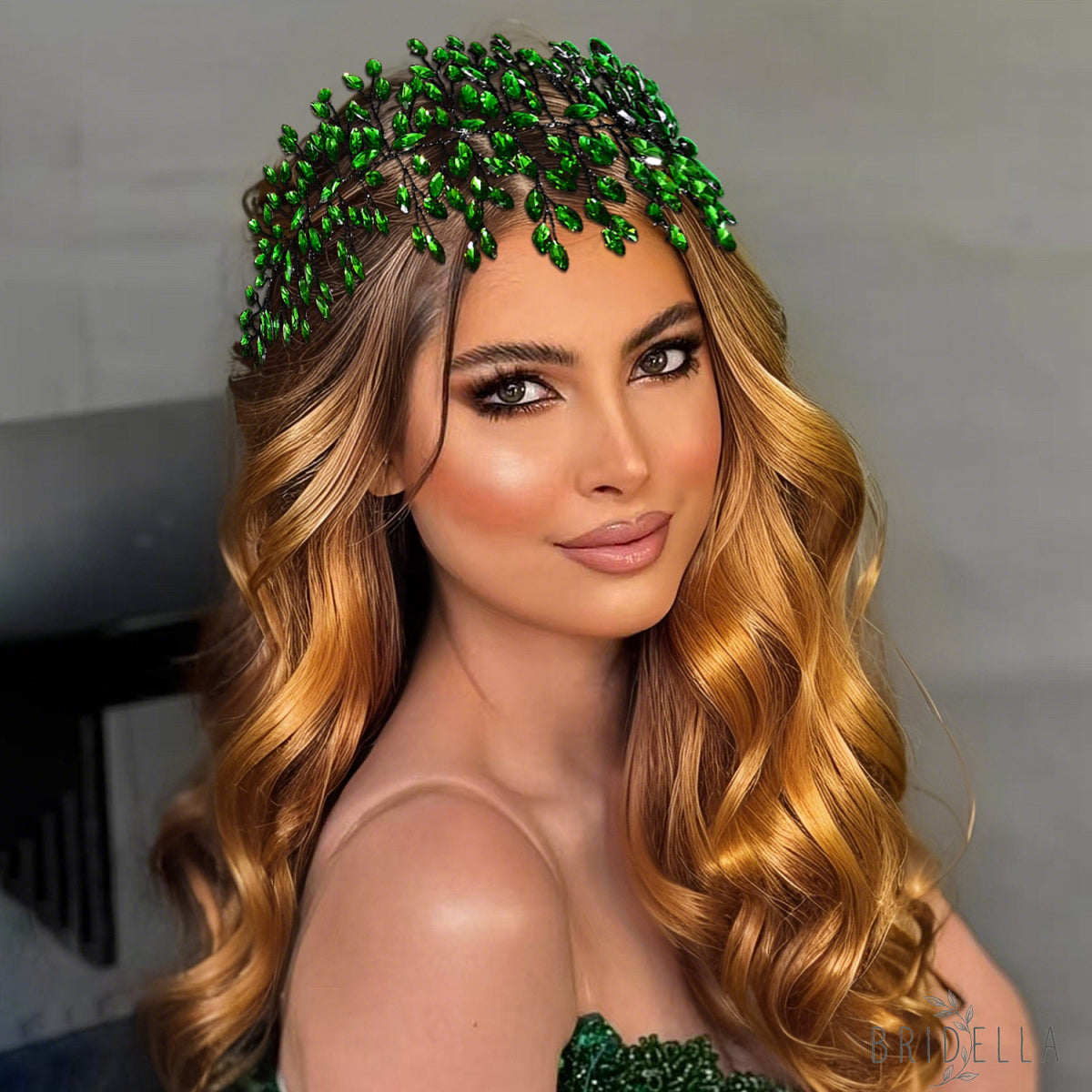 Silver Rhinestone Bridal Headband for Wedding - Bridella BHP237-S