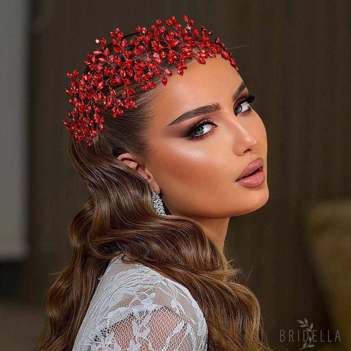 Silver Rhinestone Bridal Headband for Wedding - Bridella BHP237-S