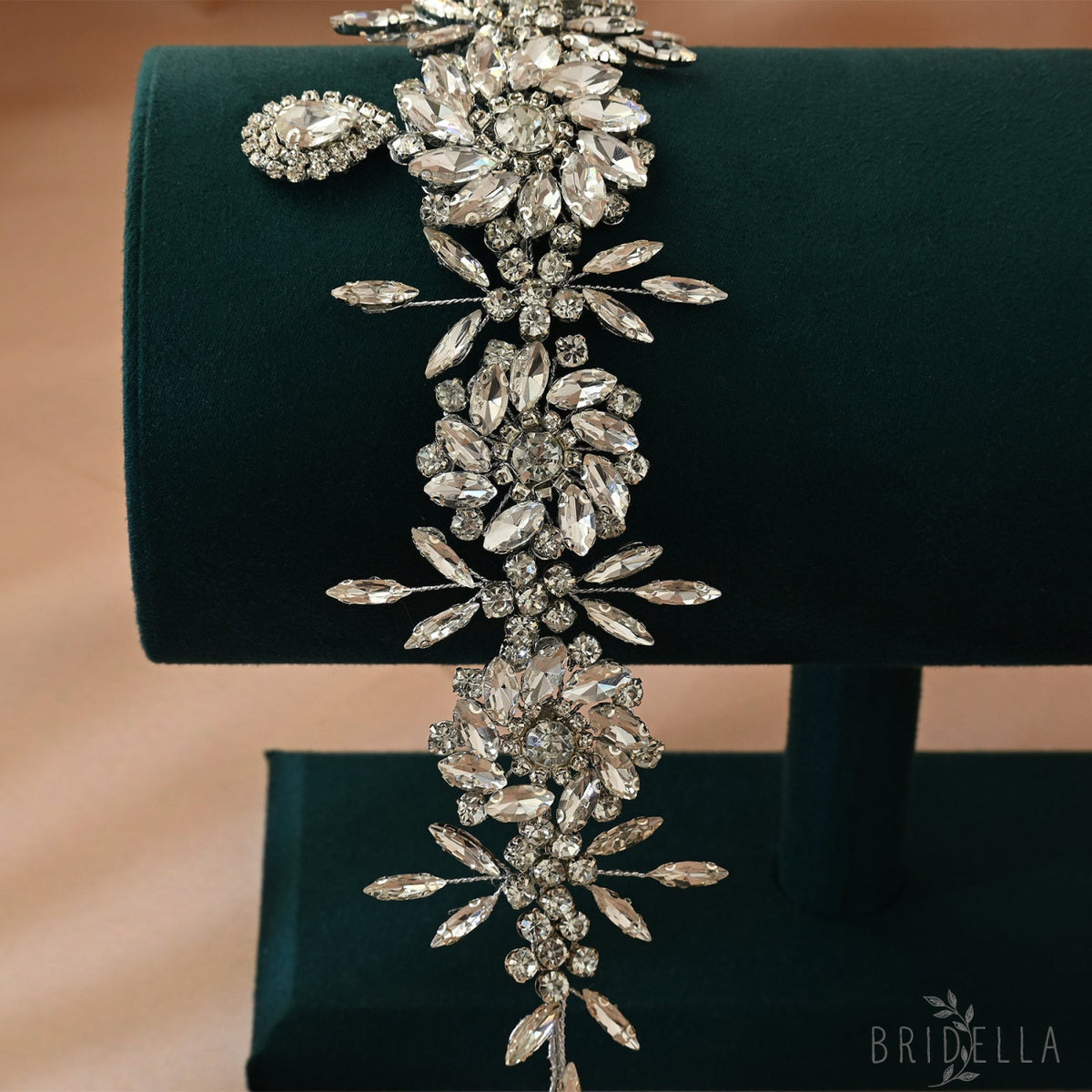 Silver Rhinestone Bridal Headband Hairpiece - Bridella BHP440-S - Silvery - HEADWEAR