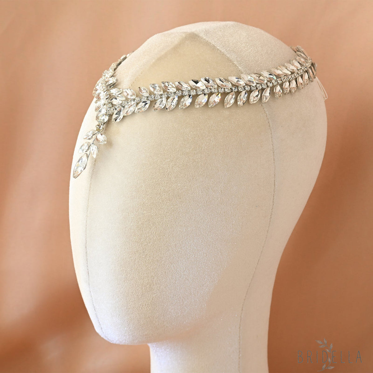 Silver Rhinestone Bridal Tiara Crown - Bridella BHP529-S - Silvery - HEADWEAR