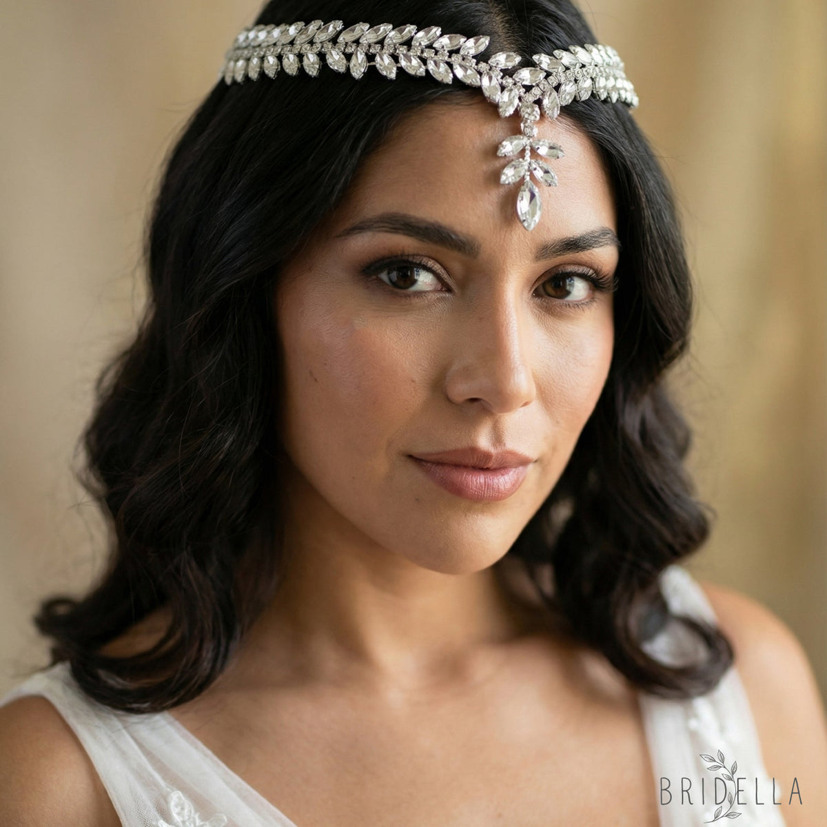 Silver Rhinestone Bridal Tiara Crown - Bridella BHP529-S - Silvery - HEADWEAR