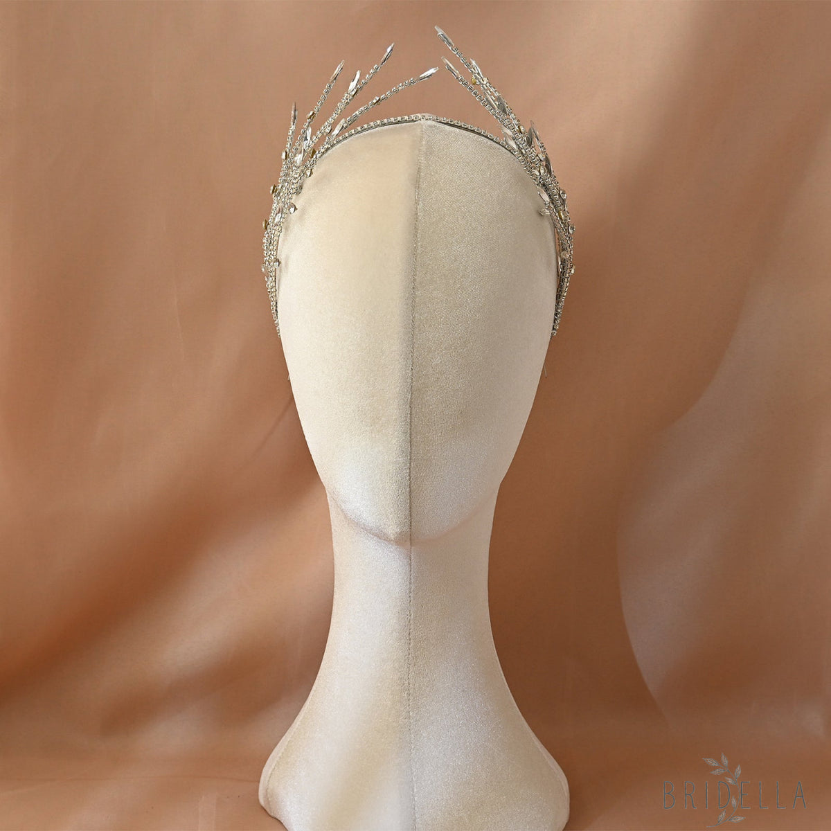 Silver Rhinestone Bridal Tiara Wedding - Bridella BHP532-S - Silvery - HEADWEAR