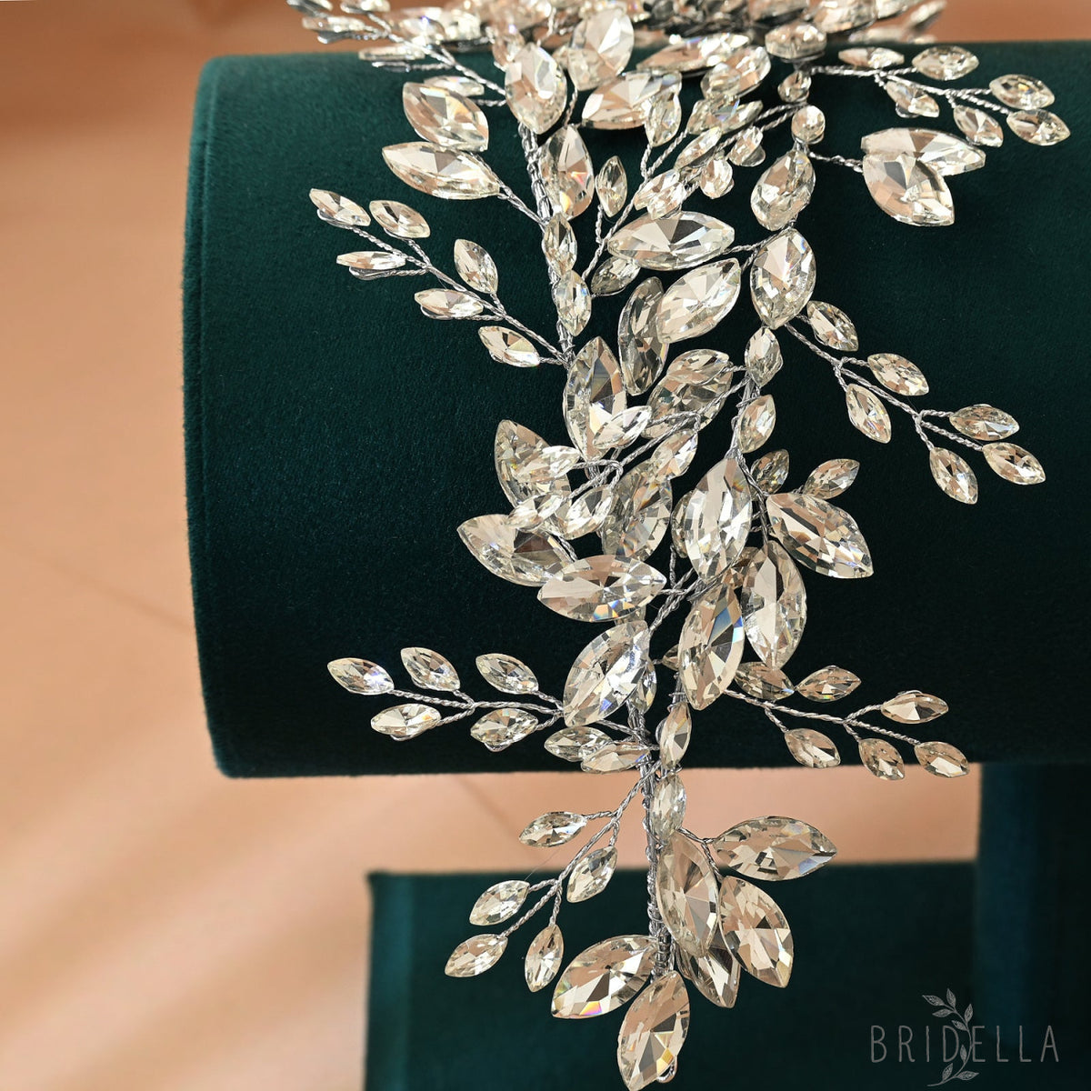 Silver Rhinestone Bridal Tiara Wedding Hair Crown - Bridella BHP304-S - Silvery - HEADWEAR