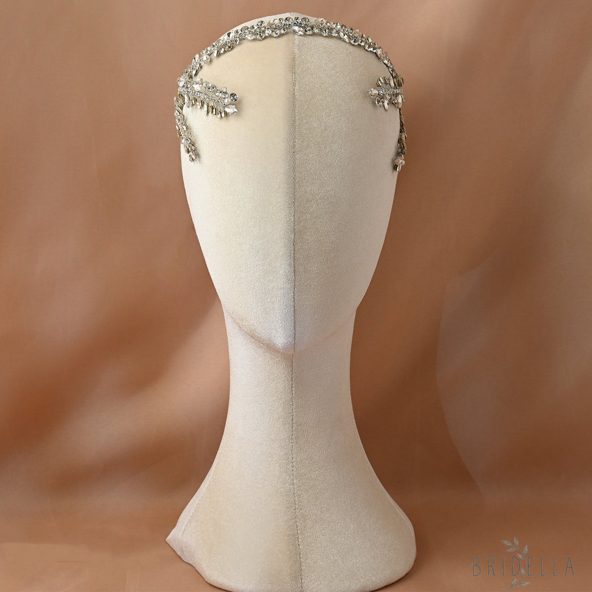 Silver Rhinestone Bridal Tiara Wedding Headpiece - Bridella BHP496-S - Silvery - HEADWEAR